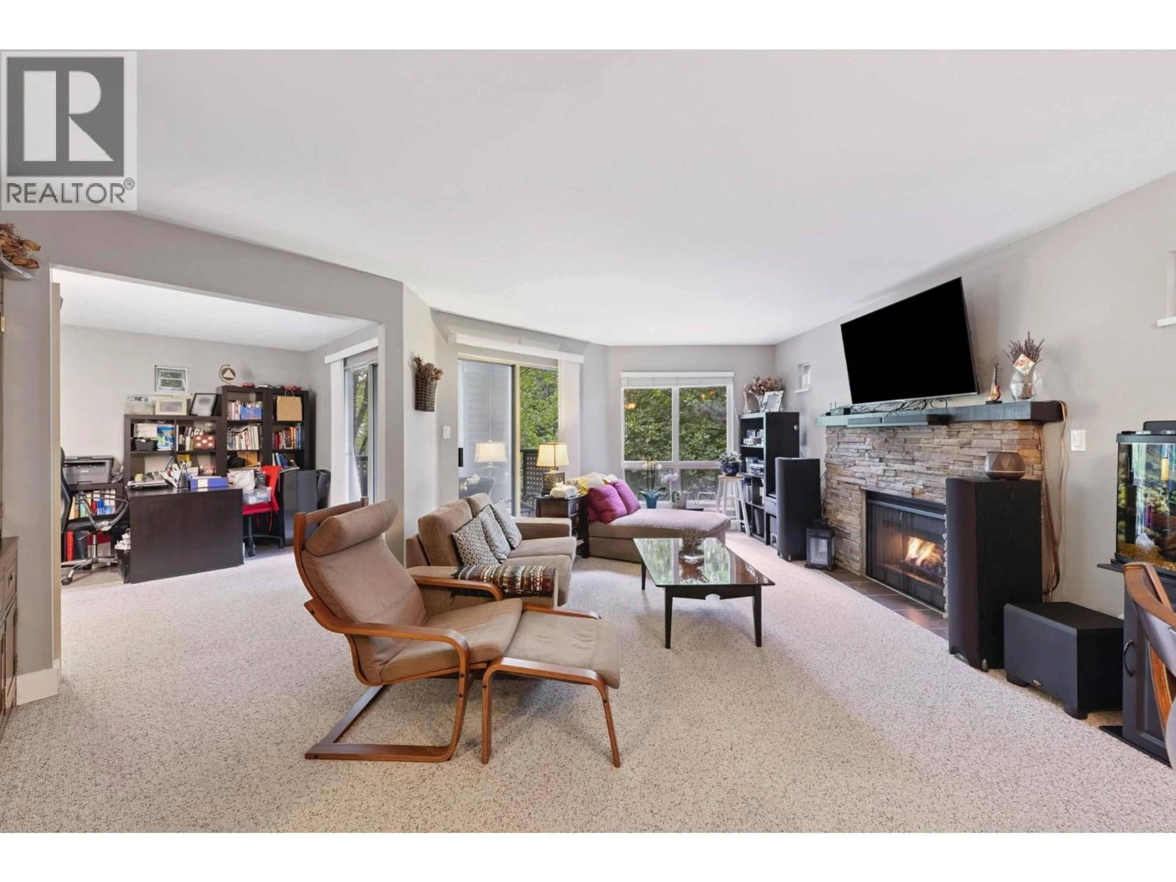 Living room with furniture, unknown for 206 - 7459 MOFFATT ROAD, Richmond British Columbia V6Y1X9