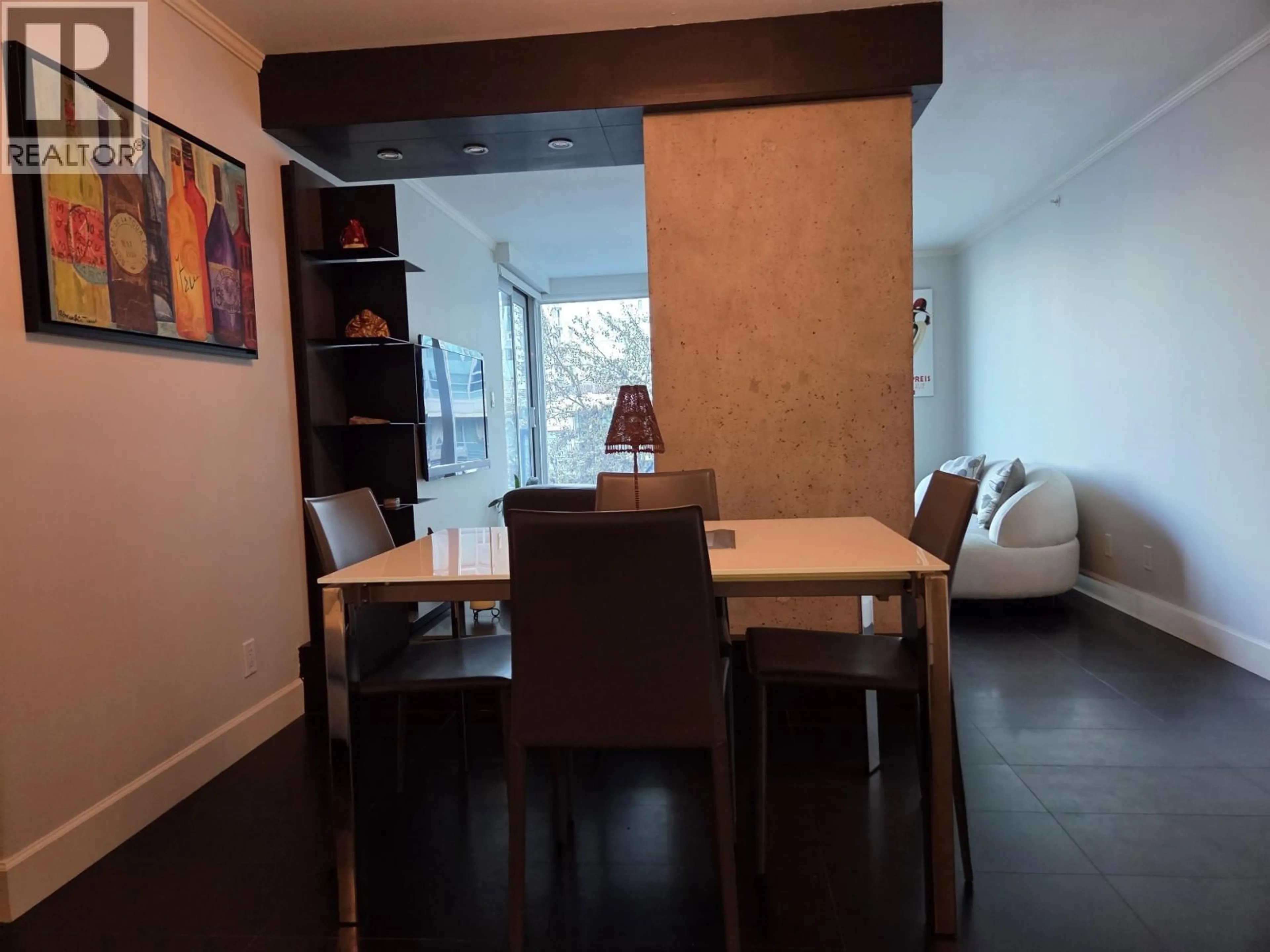 Dining room, wood/laminate floor for 405 - 535 NICOLA STREET, Vancouver British Columbia V6G3G3