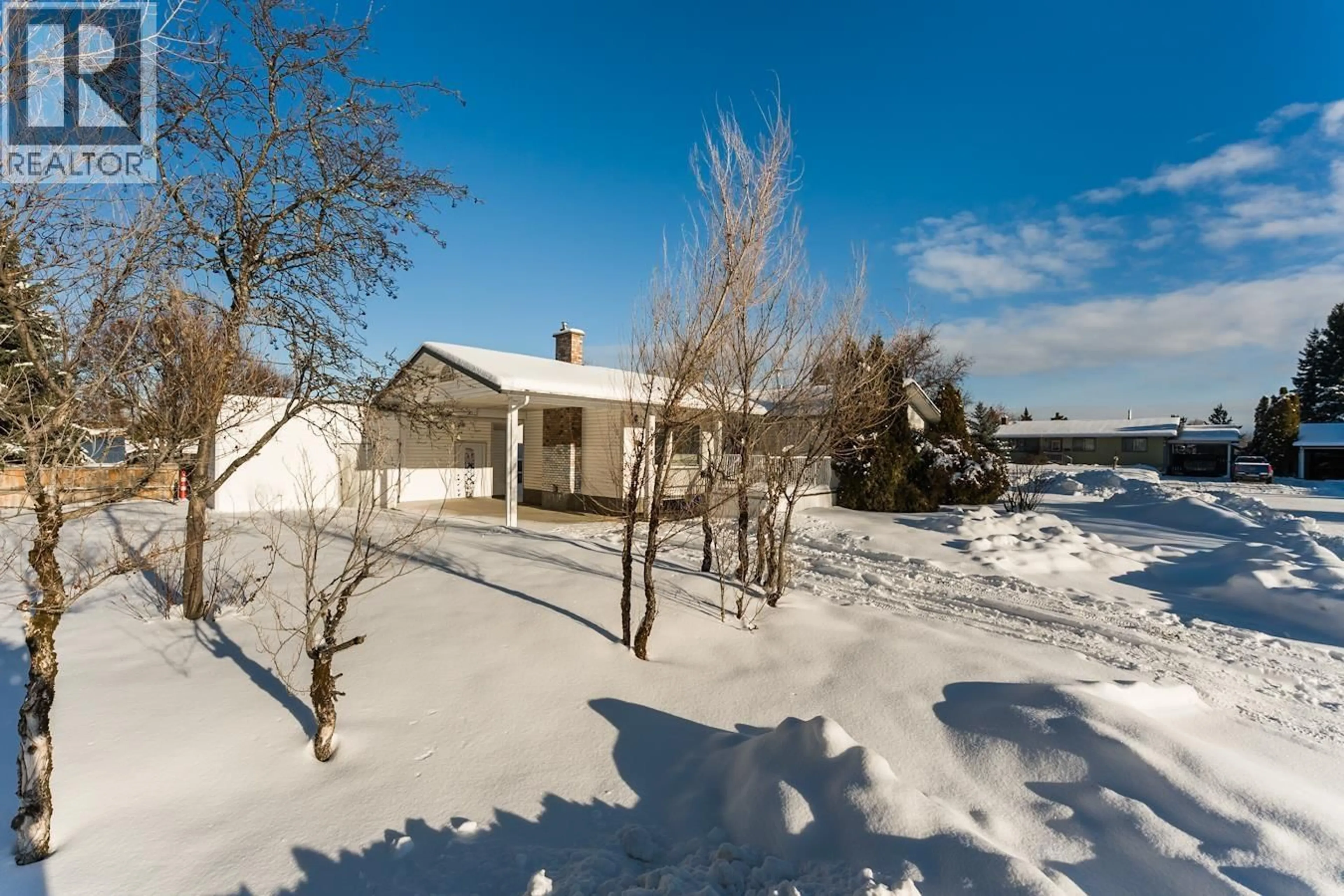 A pic from outside/outdoor area/front of a property/back of a property/a pic from drone, water/lake/river/ocean view for 4574 VALLEY CRESCENT, Prince George British Columbia V2M5M1