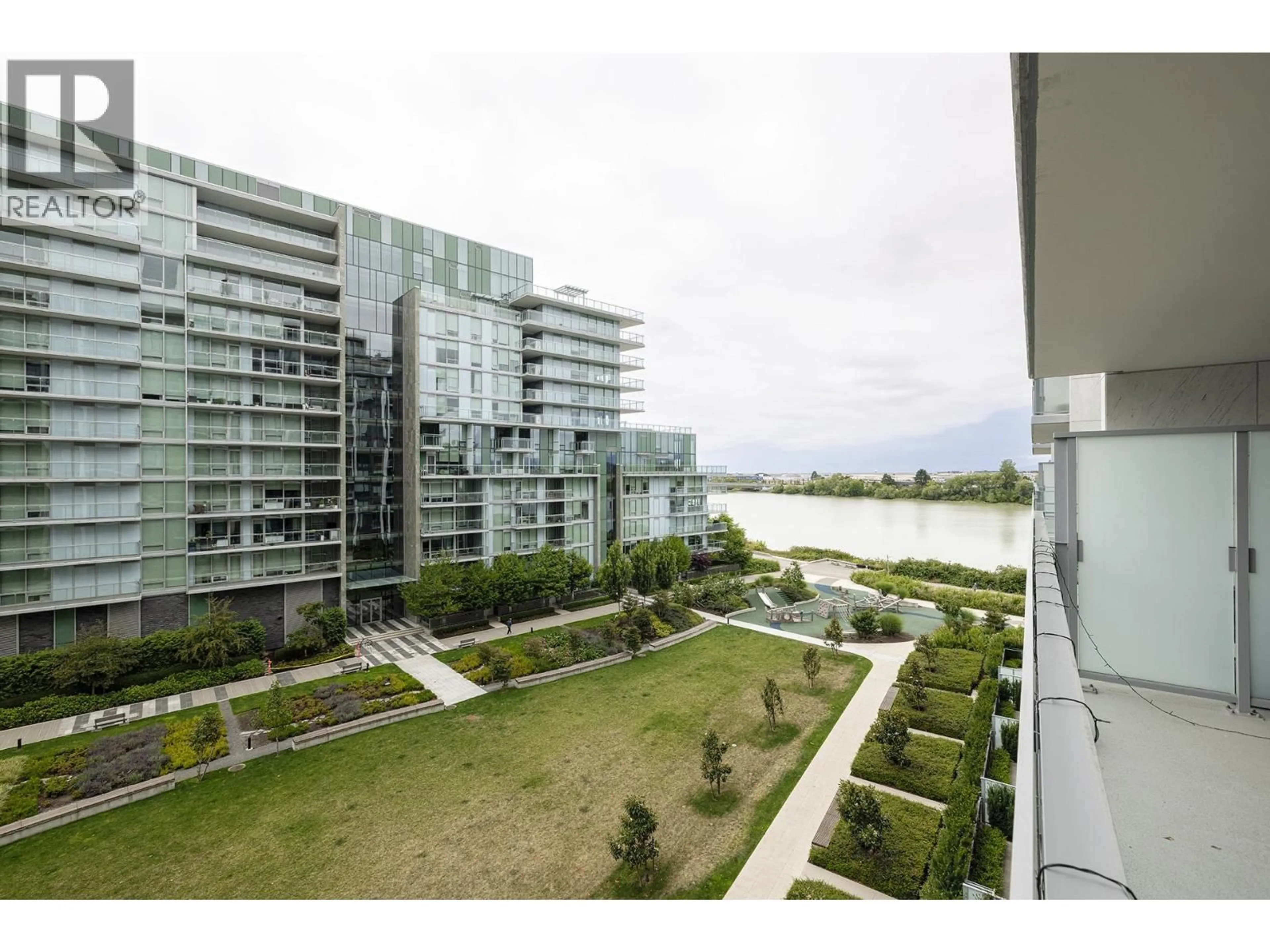 Patio, water/lake/river/ocean view for 514 - 6811 PEARSON WAY, Richmond British Columbia V7C0E7