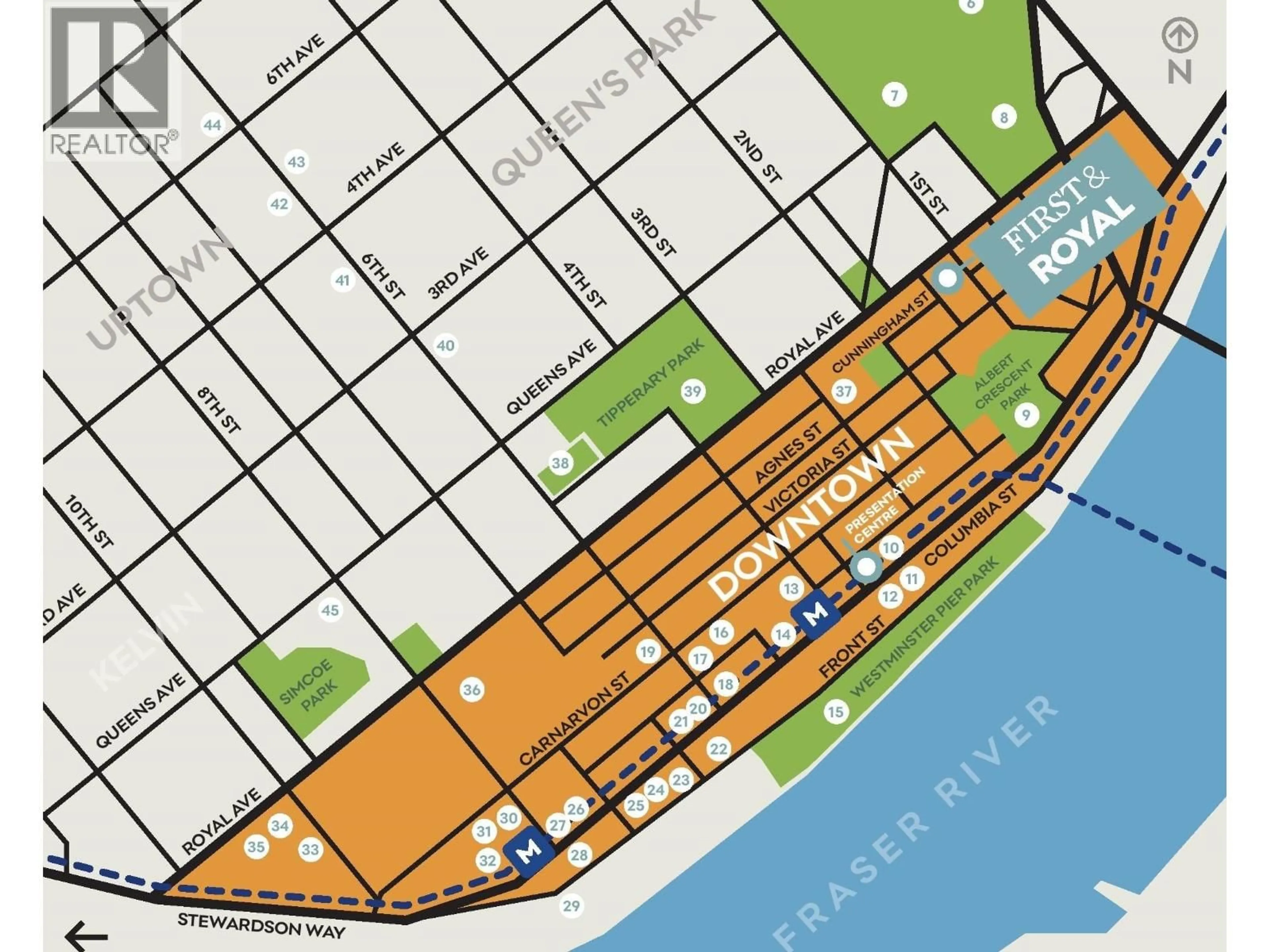Picture of a map for 432 - 82 FIRST STREET, New Westminster British Columbia V3L2G1
