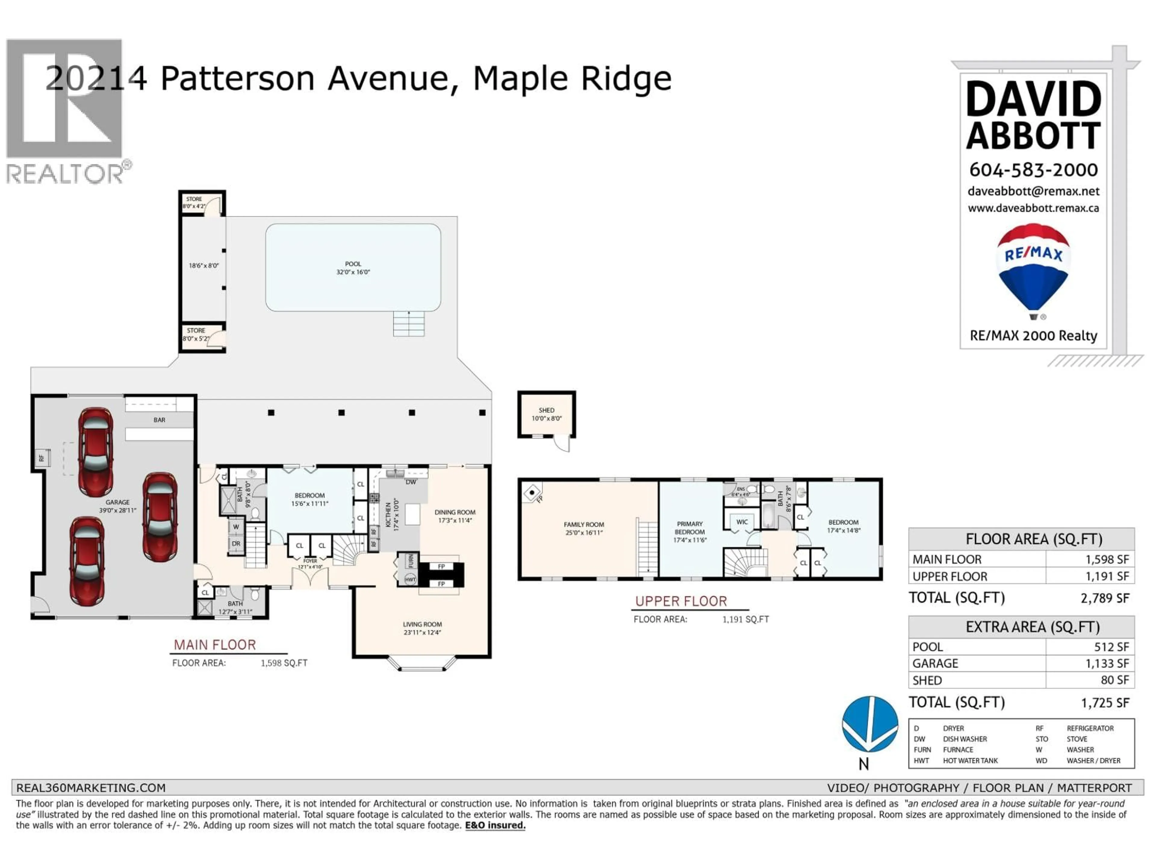 Floor plan for 20214 PATTERSON AVENUE, Maple Ridge British Columbia V2X2P4