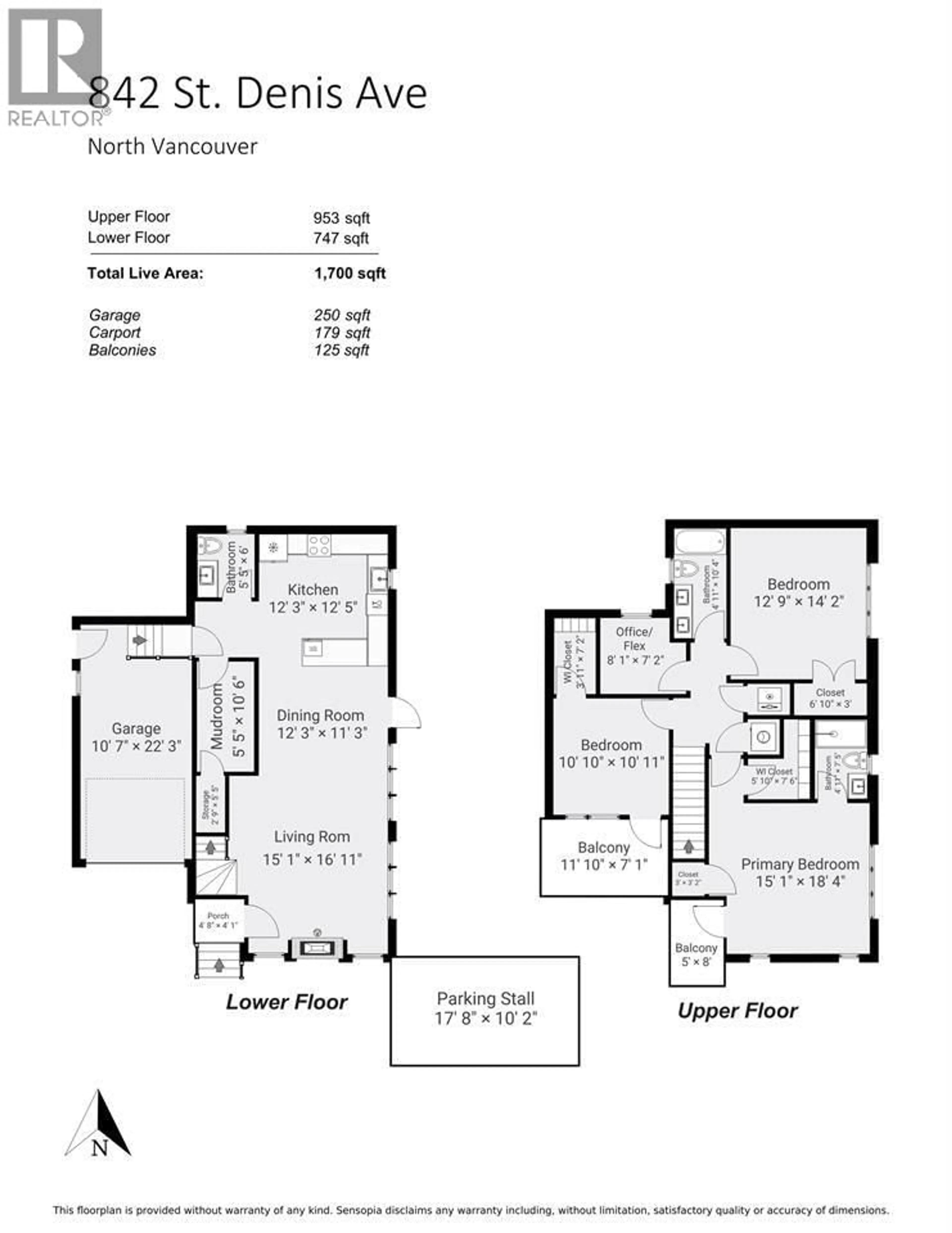 Floor plan for 842 ST. DENIS AVENUE, North Vancouver British Columbia V7J2G4