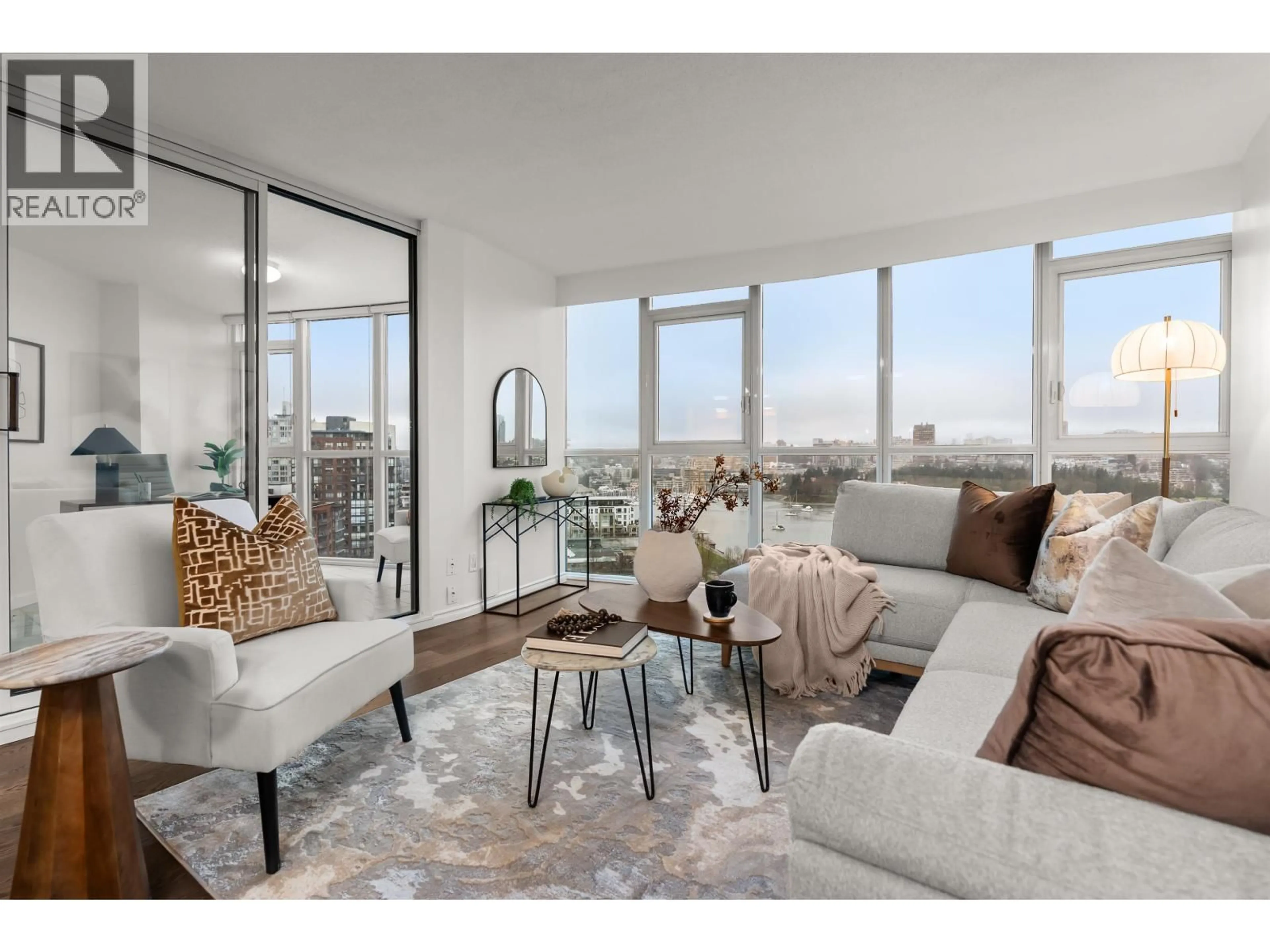 Living room with furniture, unknown for 1603 - 388 DRAKE STREET, Vancouver British Columbia V6B6A8