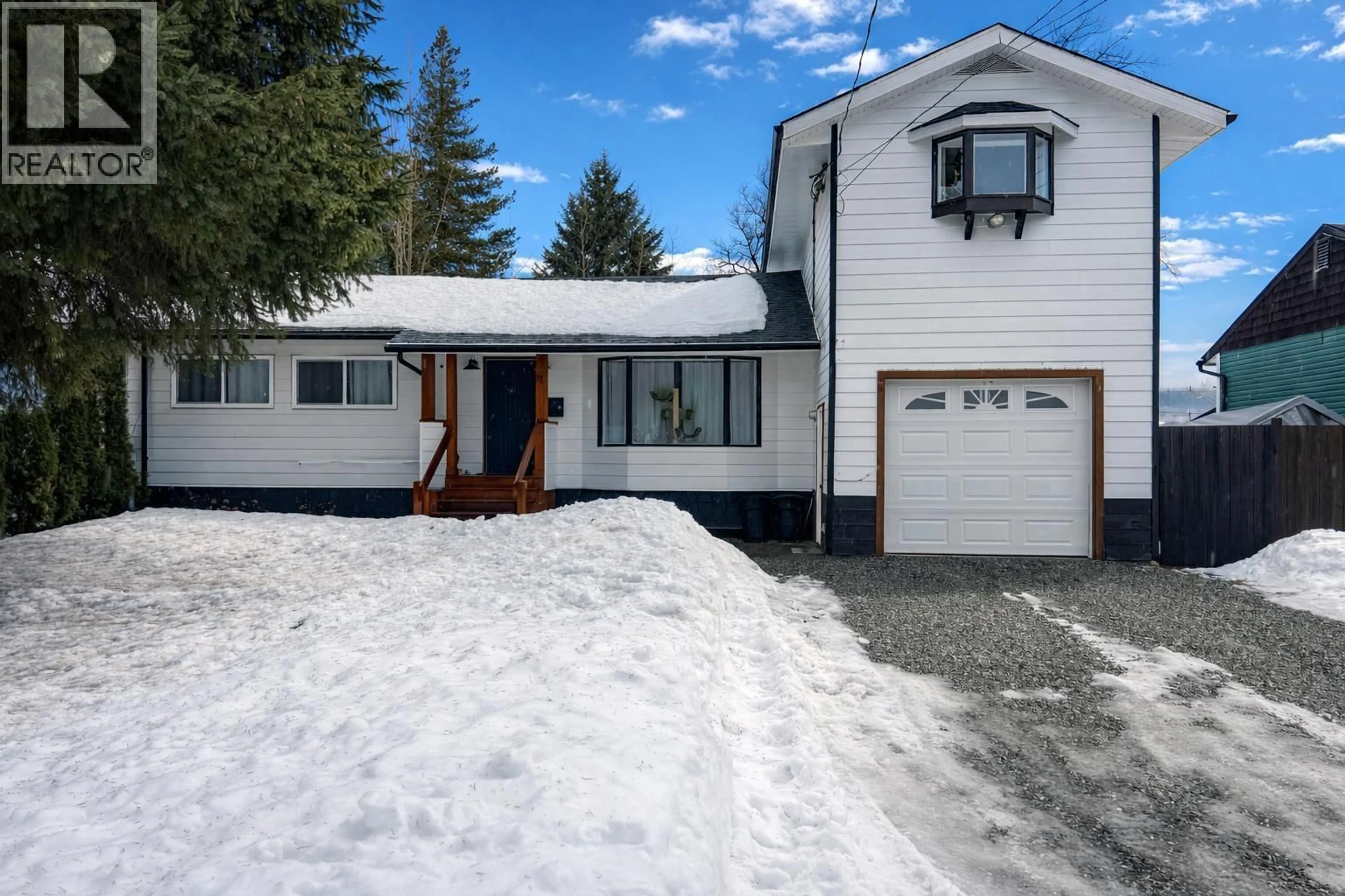 A pic from outside/outdoor area/front of a property/back of a property/a pic from drone, street for 11 NADINA STREET, Kitimat British Columbia V8C2A3