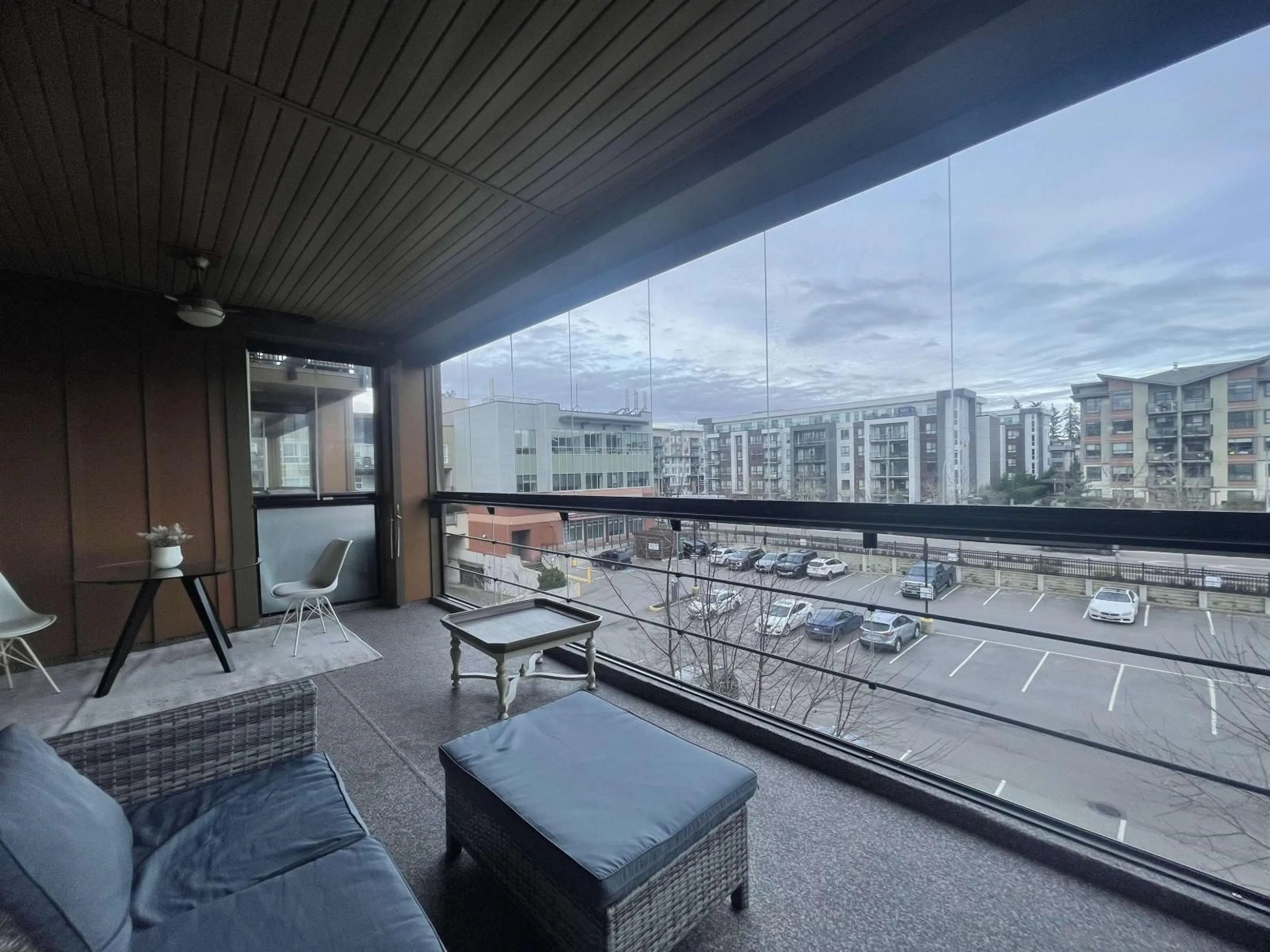 Balcony in the apartment, water/lake/river/ocean view for B424 - 20716 WILLOUGHBY TOWN CENTRE DRIVE, Langley British Columbia V2Y3J8