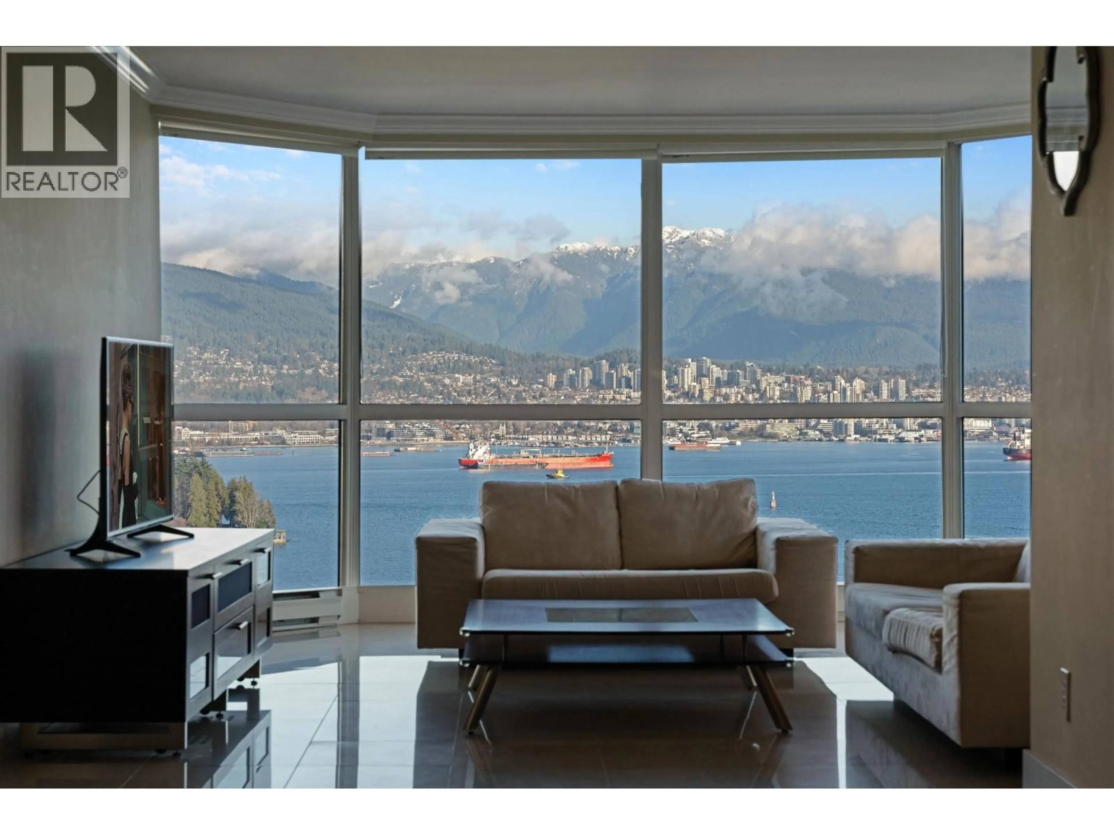 Living room with furniture, unknown for 2303 - 1415 GEORGIA STREET, Vancouver British Columbia V6G3C8