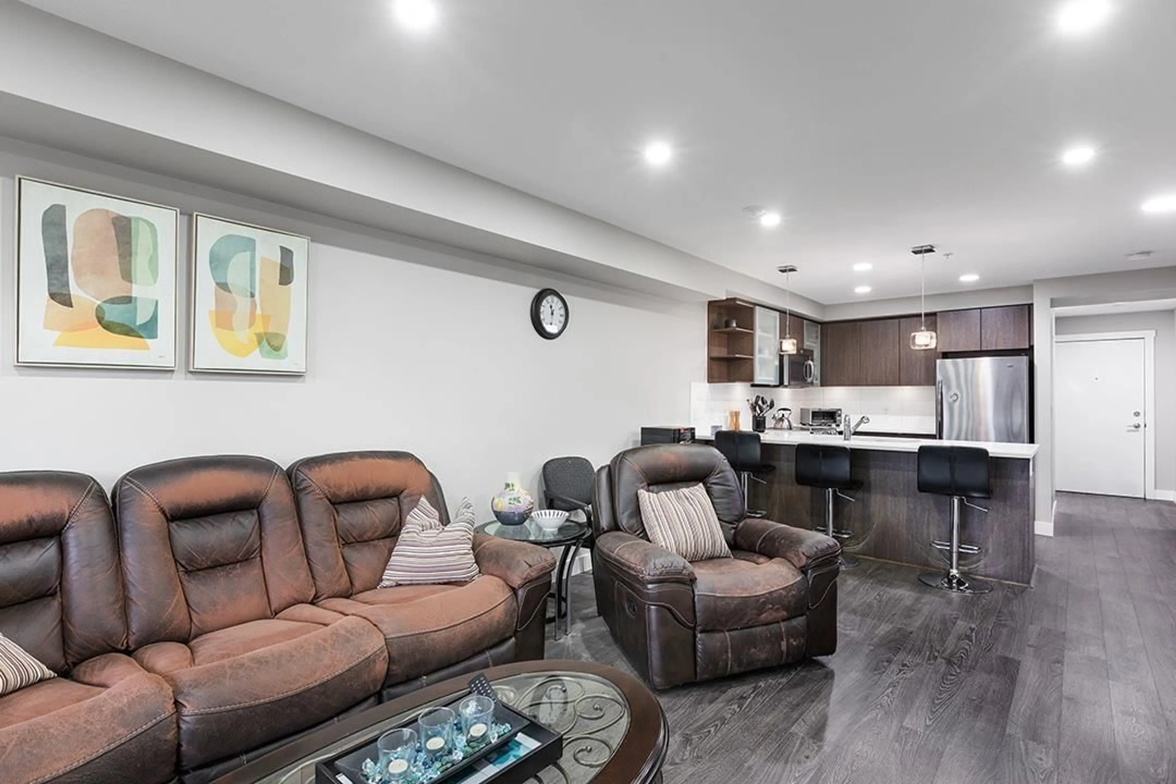 Living room with furniture, unknown for 204 - 19936 56 AVENUE, Langley British Columbia V3A0E1