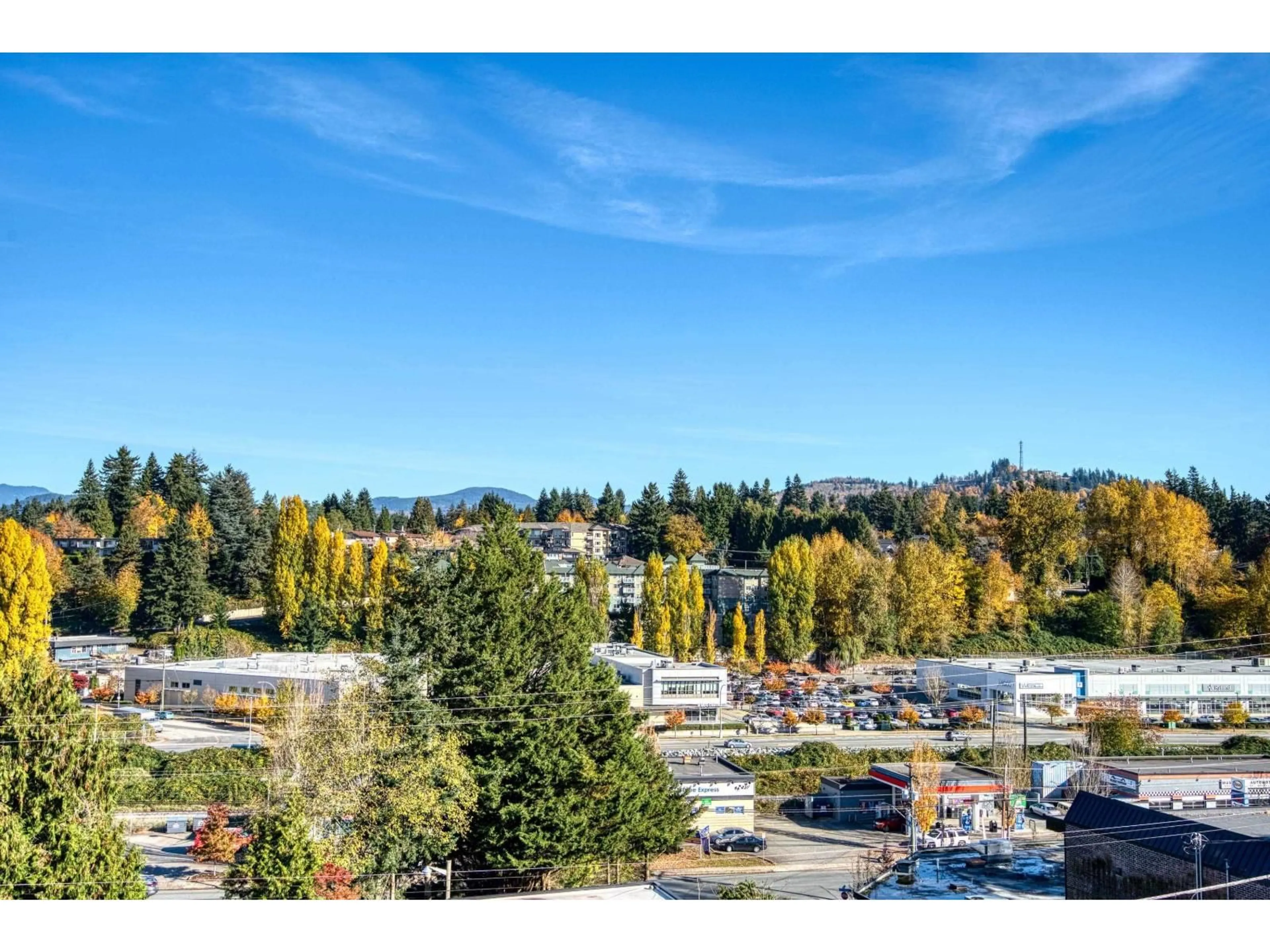 A pic from outside/outdoor area/front of a property/back of a property/a pic from drone, mountain view for 304 - 33816 SOUTH FRASER WAY, Abbotsford British Columbia V2S0P2