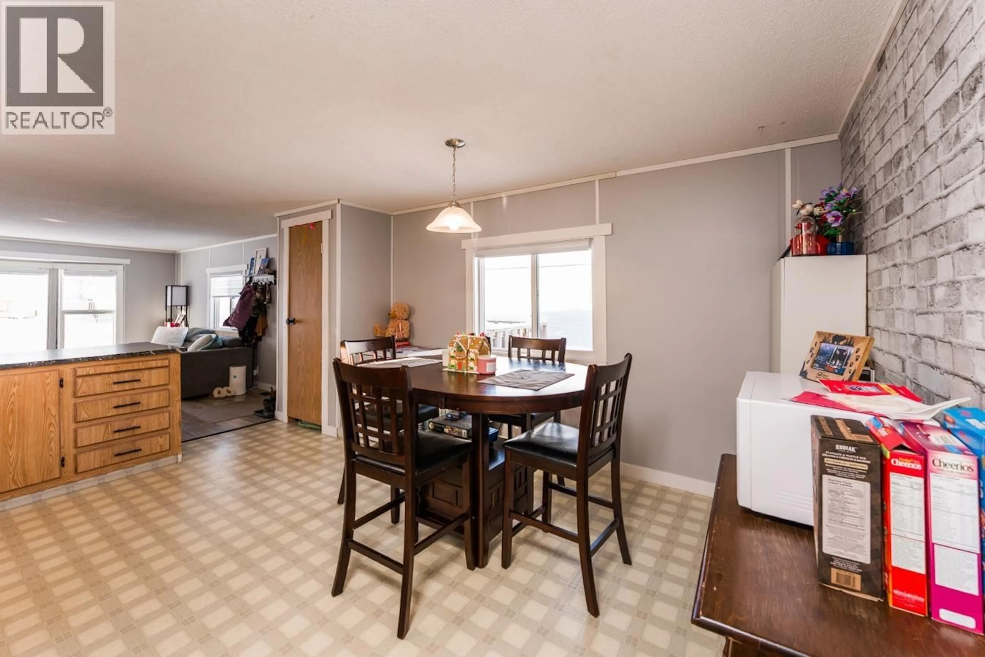Dining room, wood/laminate floor for 10 - 8622 HART HIGHWAY, Prince George British Columbia V2K3B7