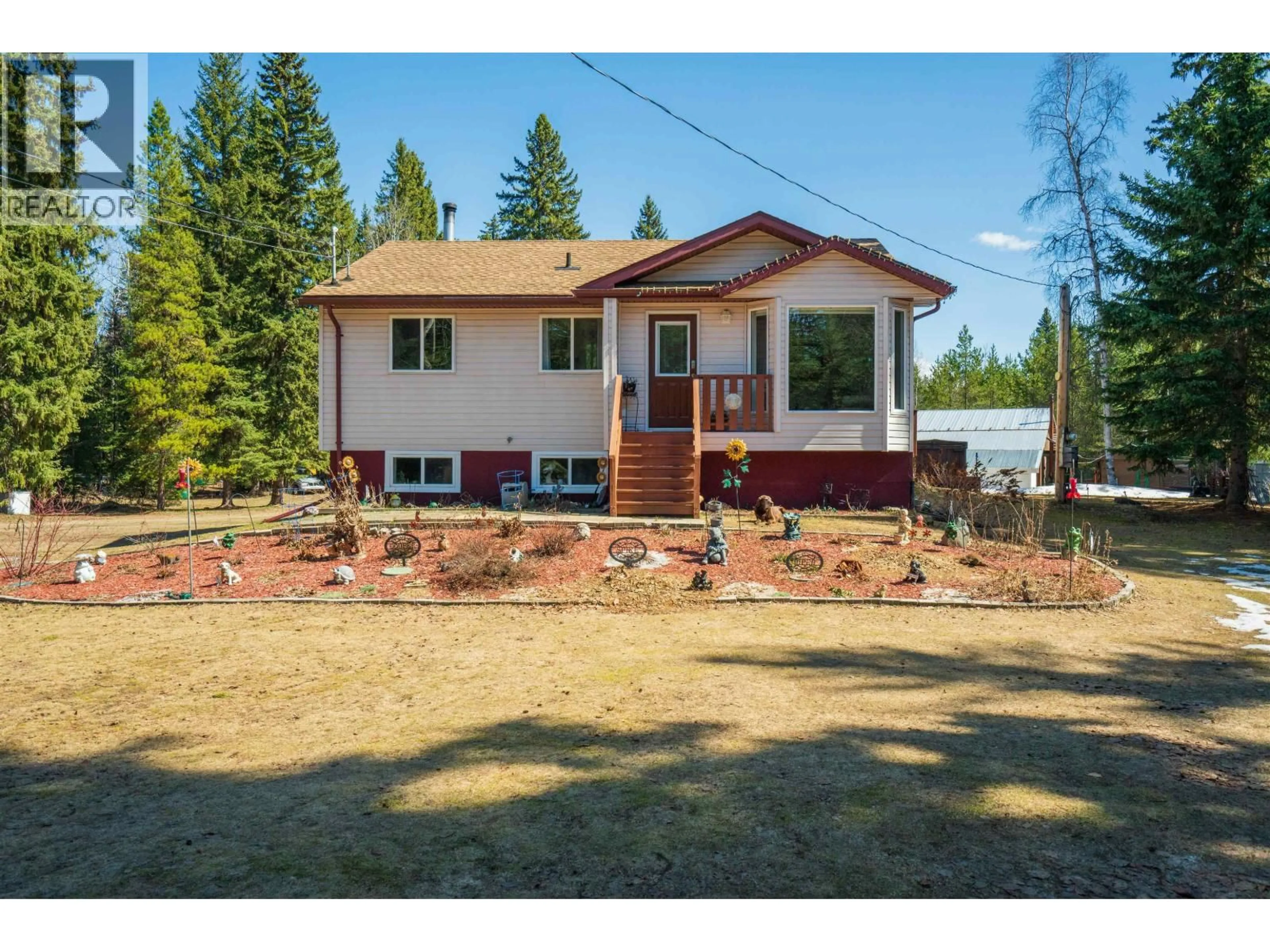 A pic from outside/outdoor area/front of a property/back of a property/a pic from drone, water/lake/river/ocean view for 18790 FOREST NURSERY ROAD, Prince George British Columbia V2N5Y7