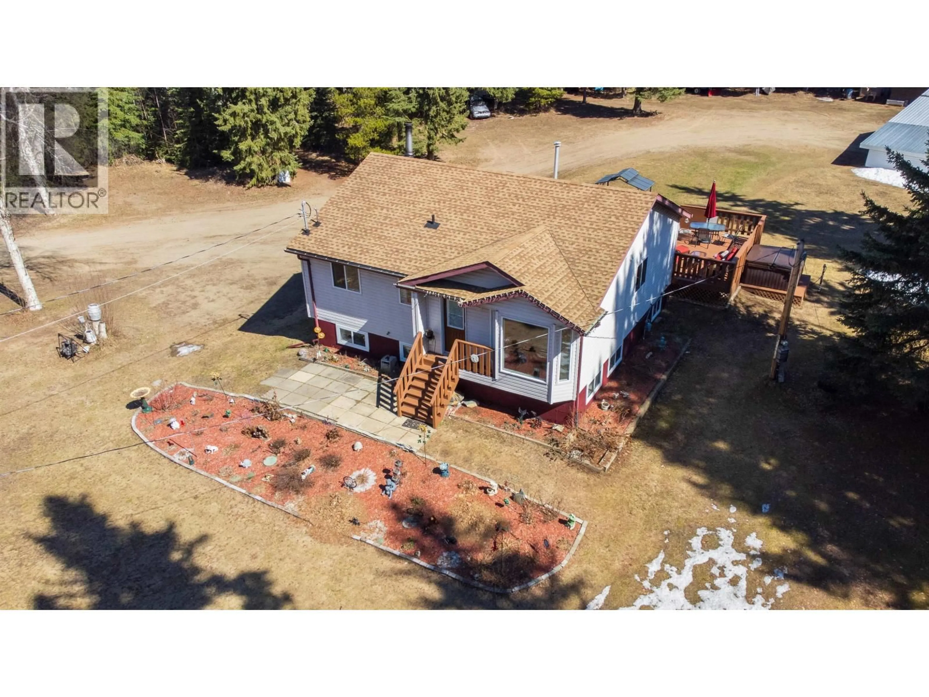 A pic from outside/outdoor area/front of a property/back of a property/a pic from drone, building for 18790 FOREST NURSERY ROAD, Prince George British Columbia V2N5Y7