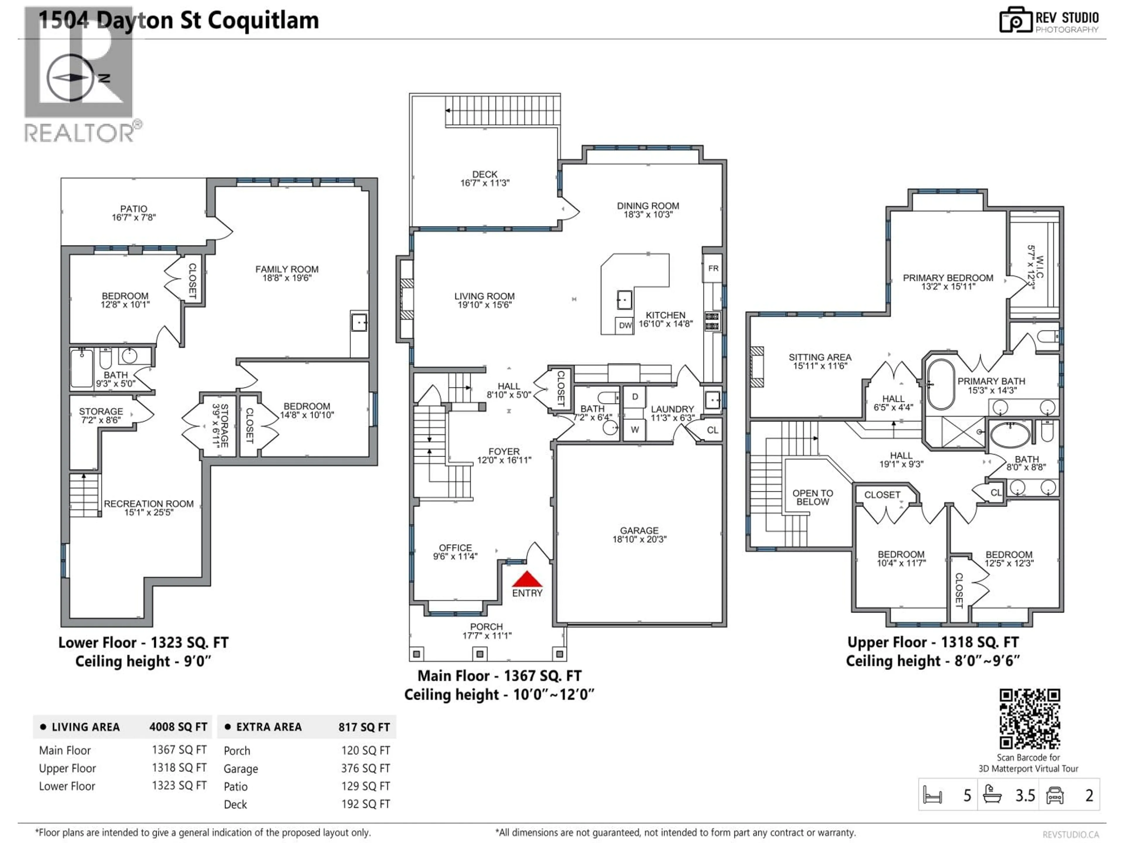 Floor plan for 1504 DAYTON STREET, Coquitlam British Columbia V3E0J6
