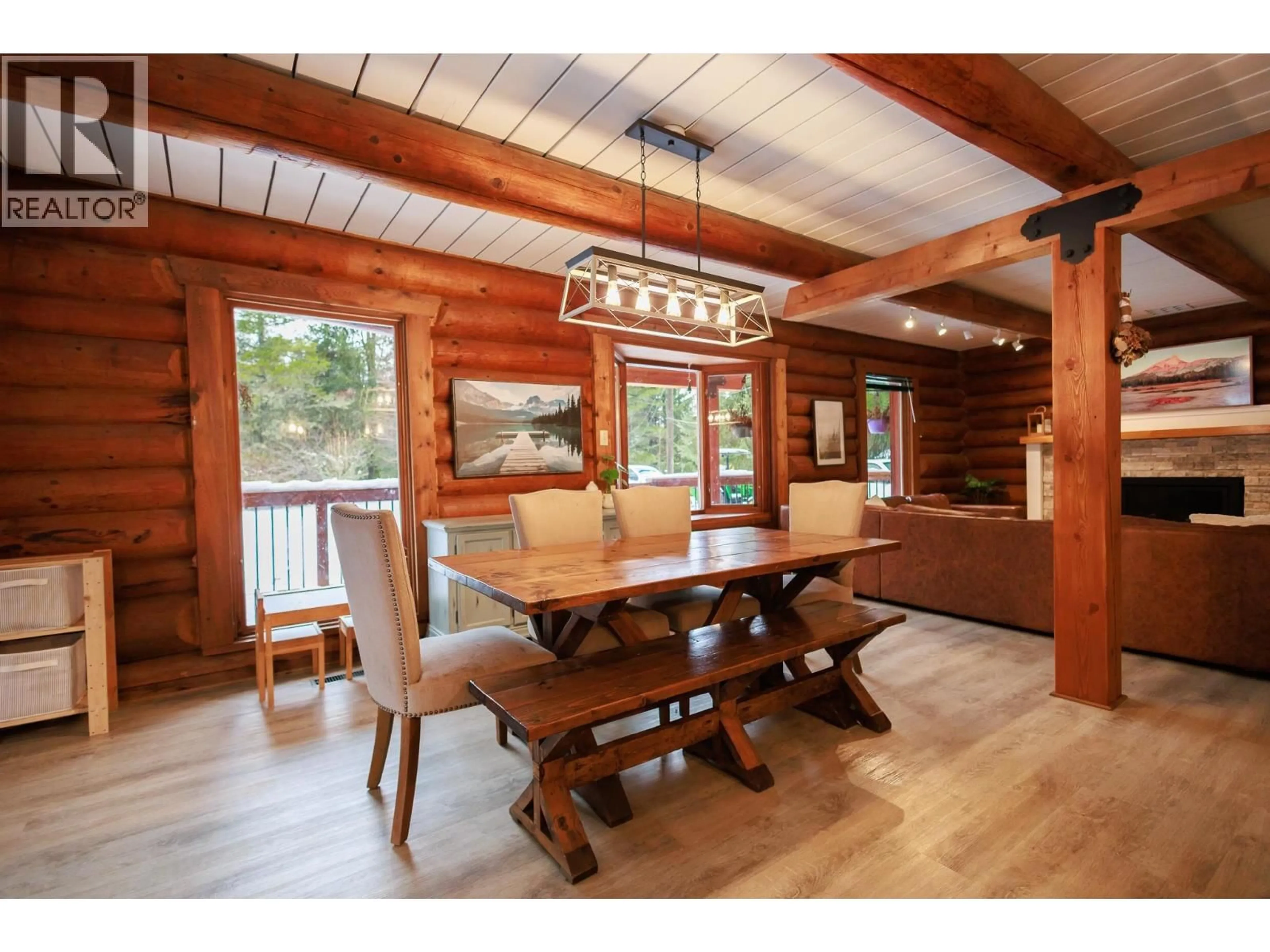 Dining room, wood/laminate floor for 4550 COPPER RIVER ROAD, Terrace British Columbia V8G0A5