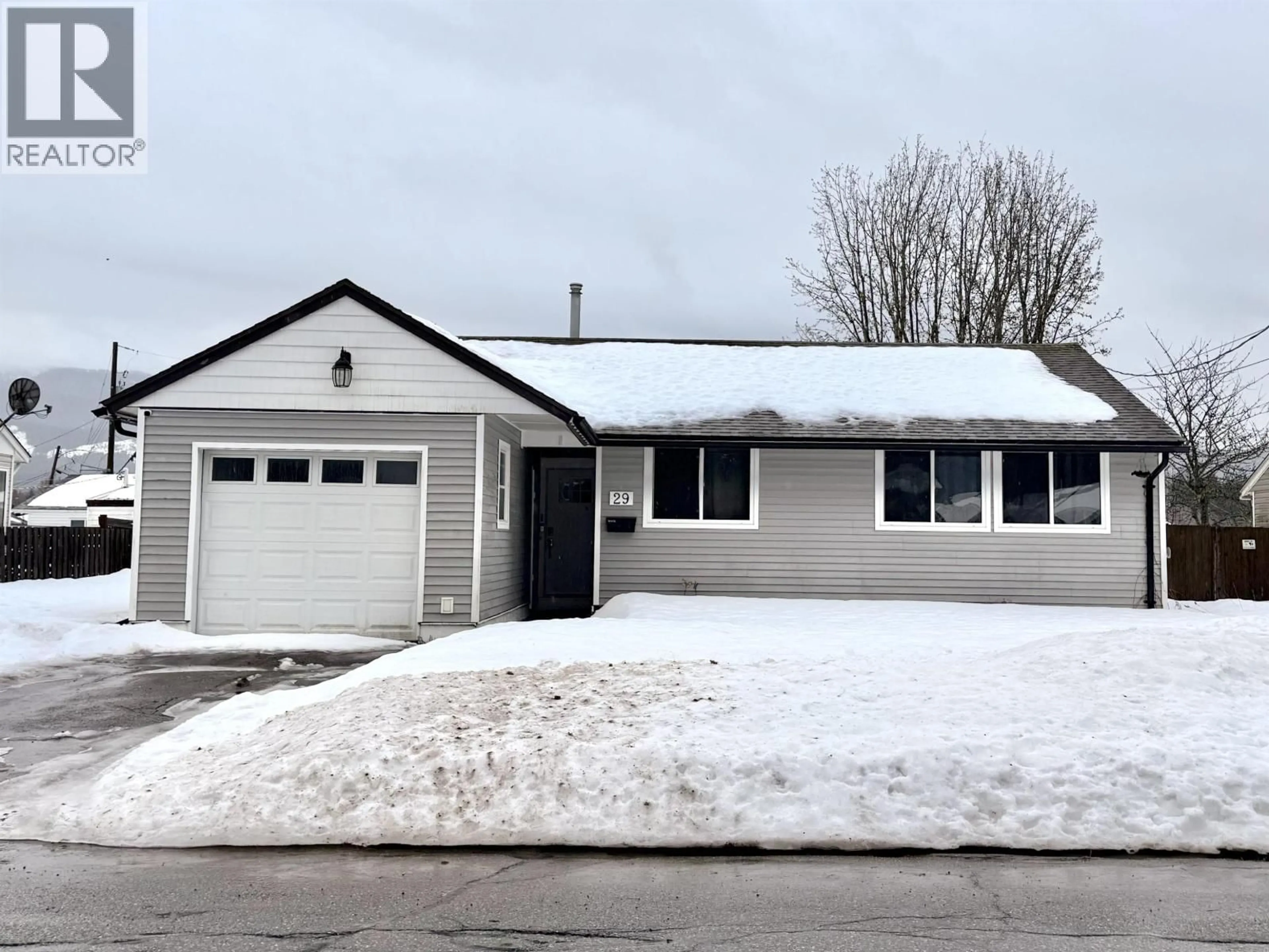 Home with vinyl exterior material, street for 29 SAGUENAY STREET, Kitimat British Columbia V8C1W7