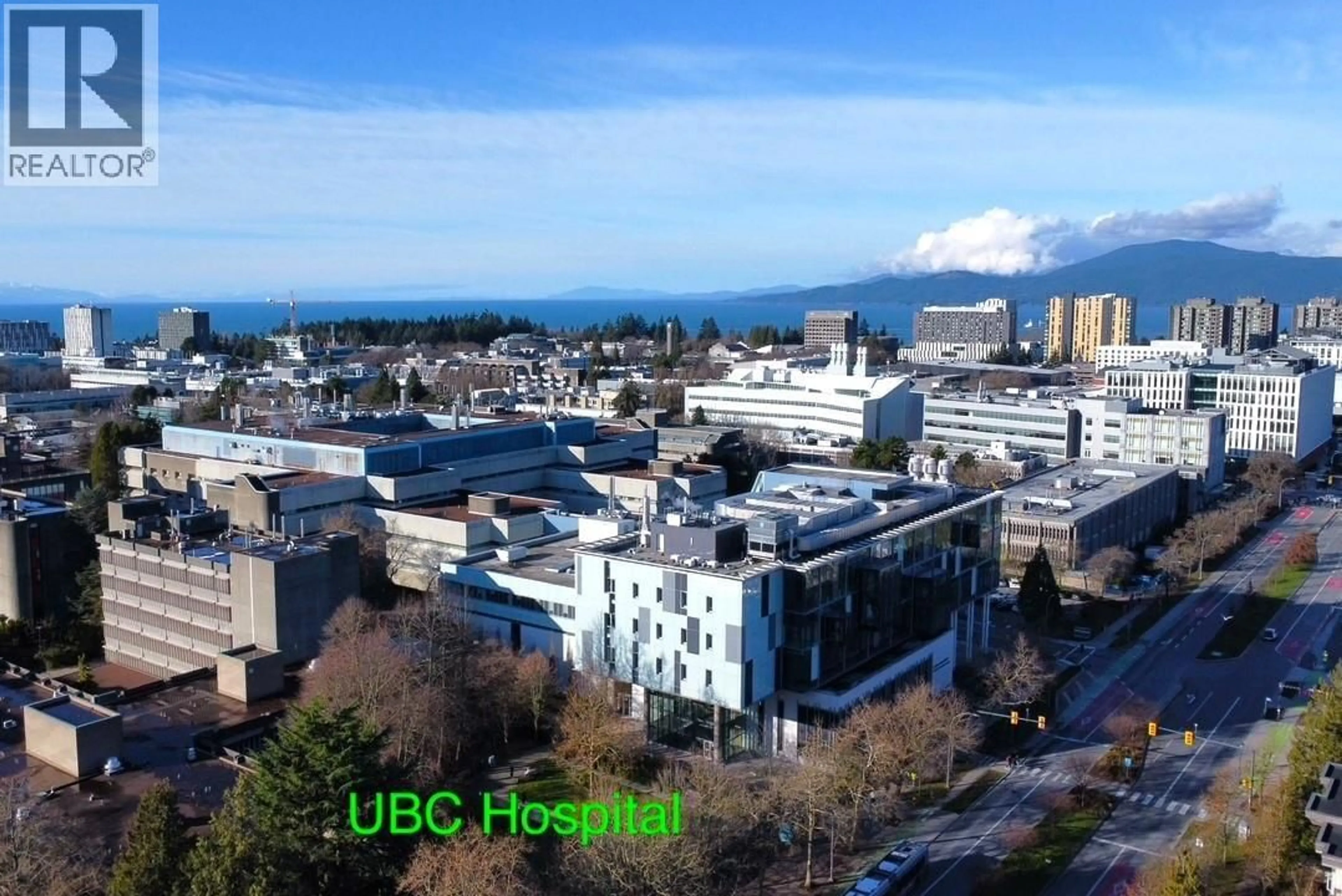 A pic from outside/outdoor area/front of a property/back of a property/a pic from drone, building for 419 - 2280 WESBROOK MALL, Vancouver British Columbia V6T2K3