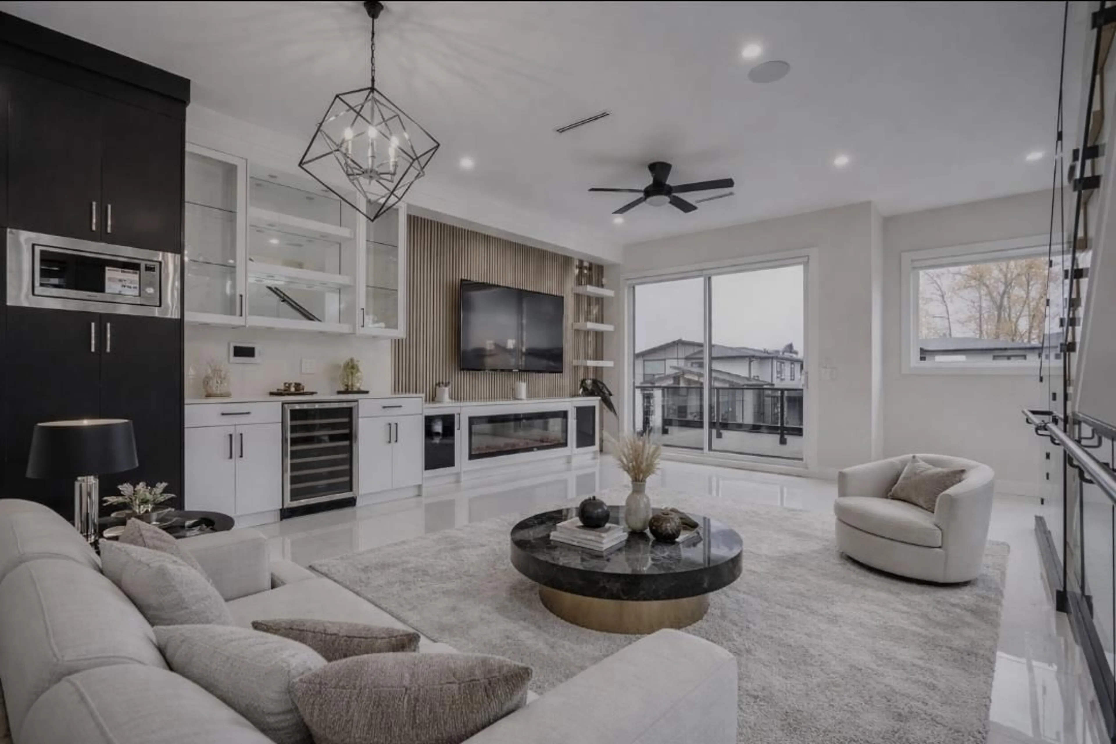 Living room with furniture, ceramic/tile floor for 101 - 16649 18A AVENUE, Surrey British Columbia V3Z9X5