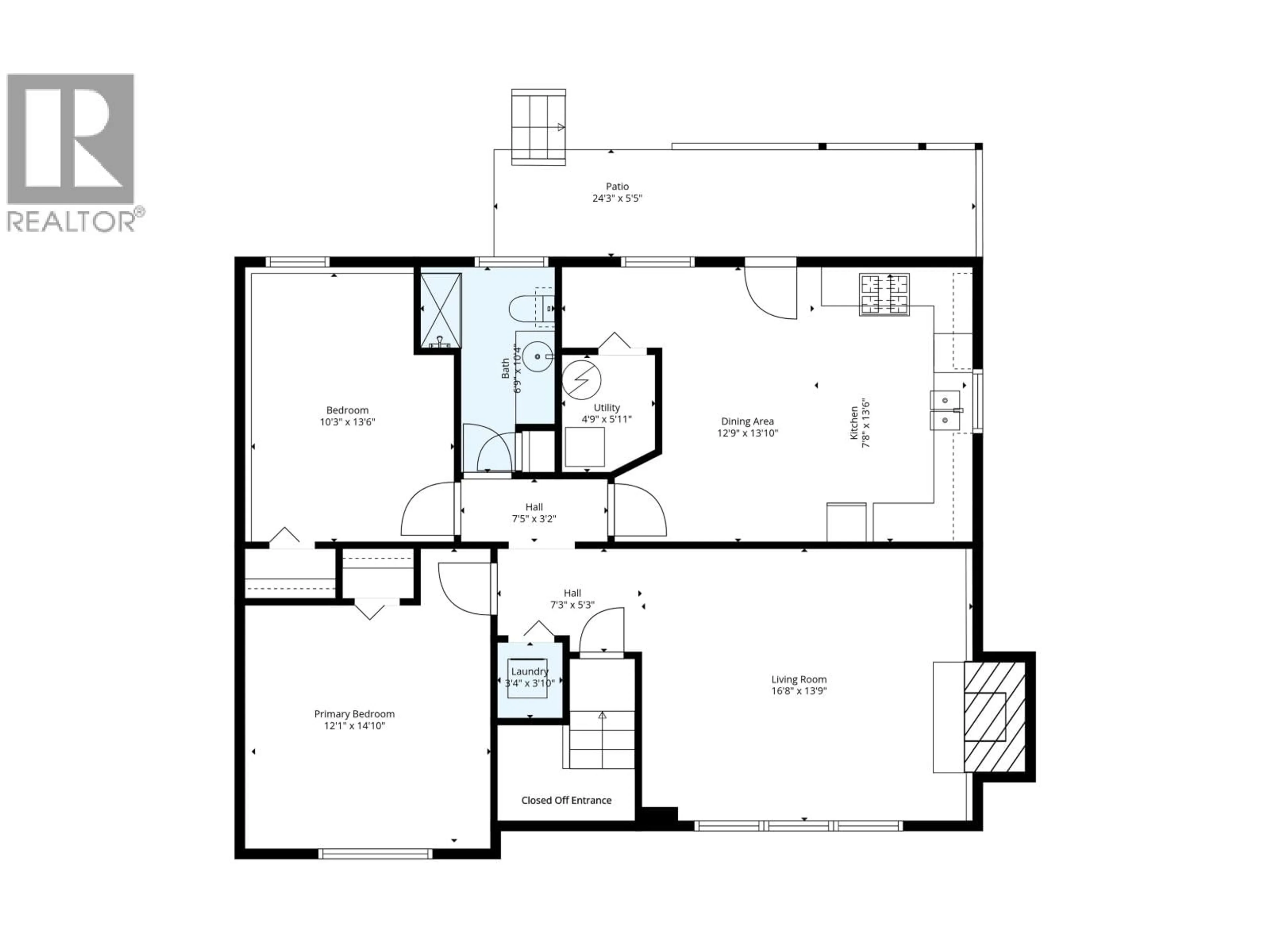 Floor plan for 125 MCDERMID DRIVE, Prince George British Columbia V2M4T5