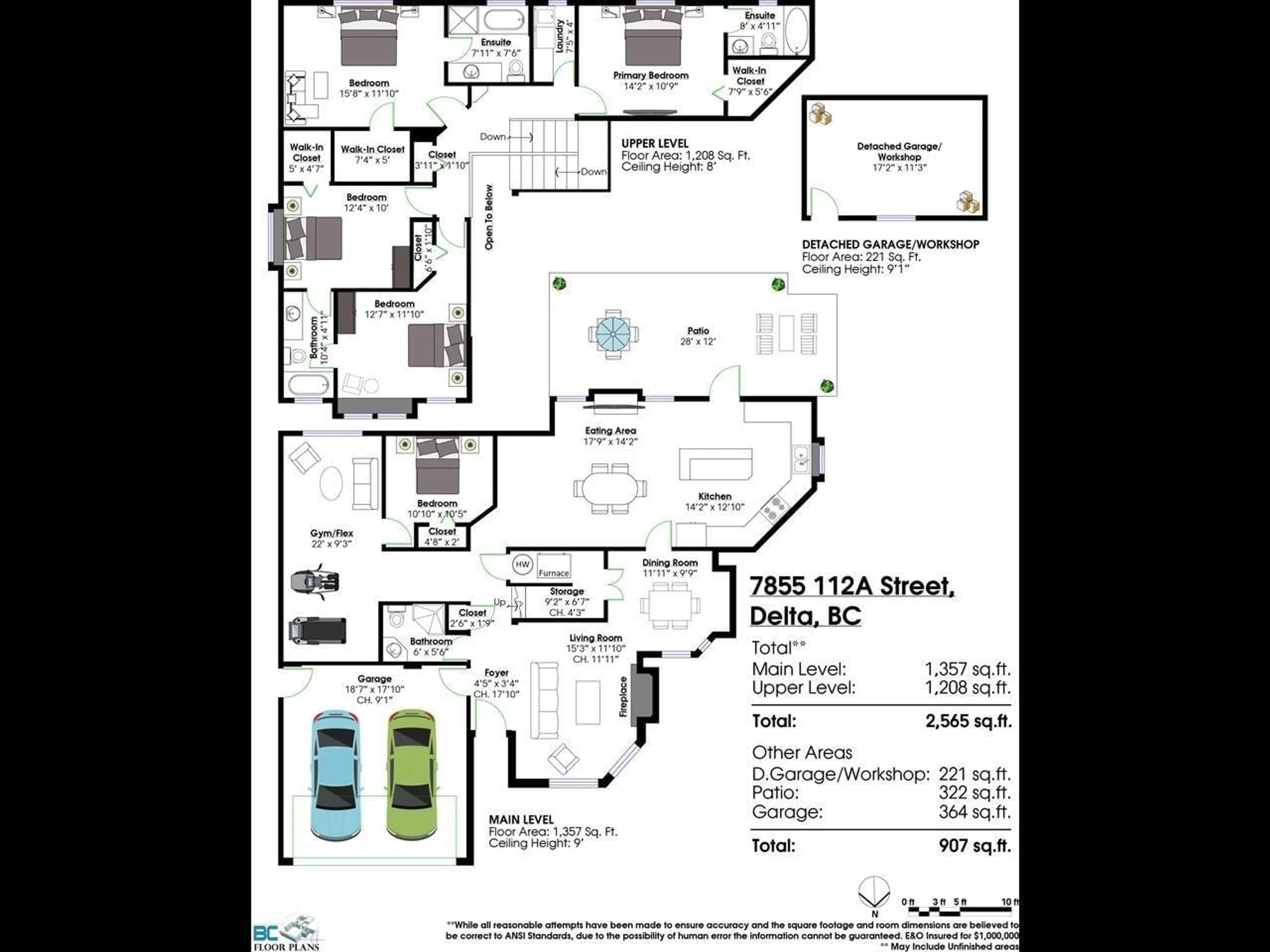 Floor plan for 7855 112A STREET, Delta British Columbia V4C4Y4