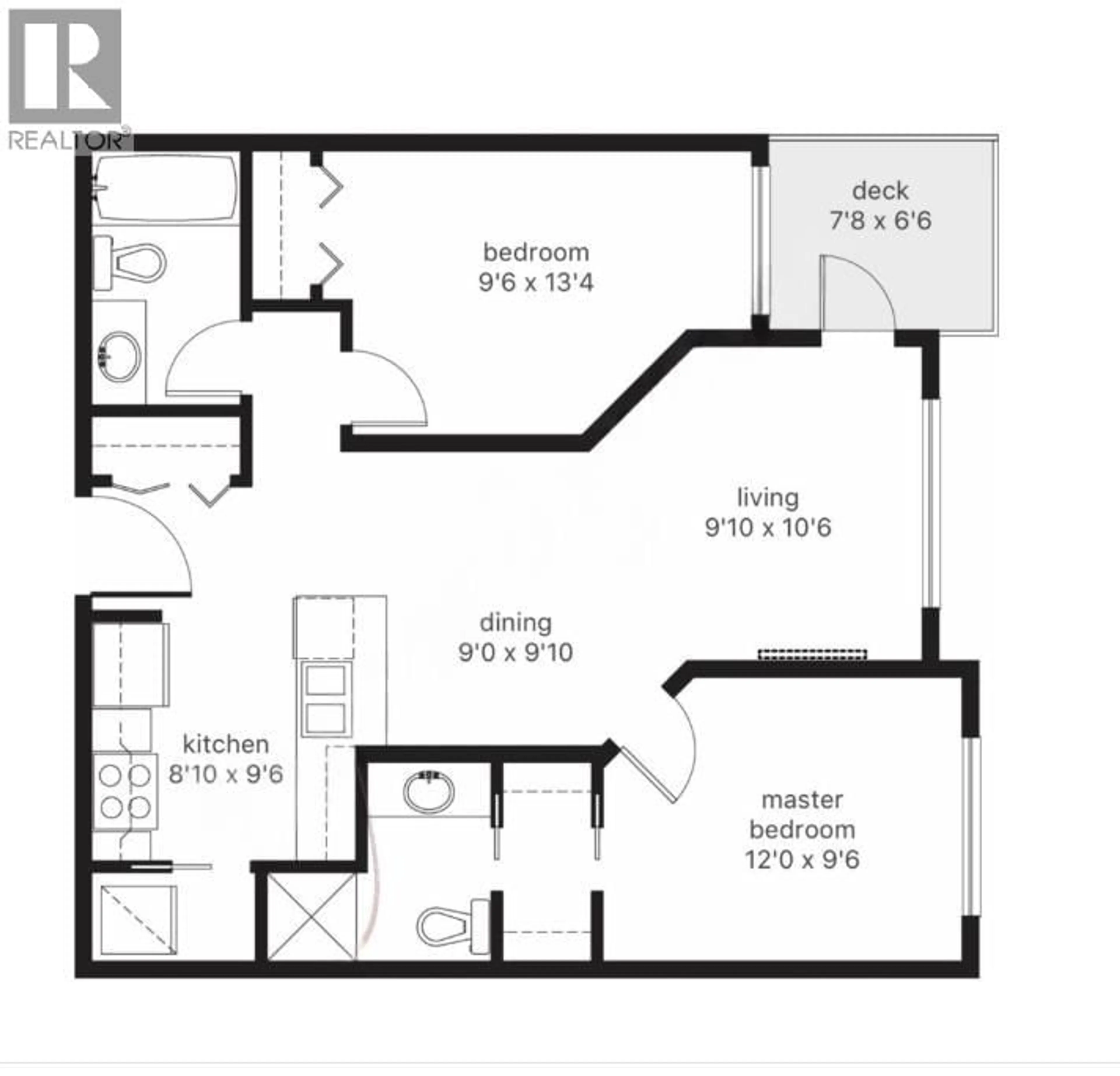 Floor plan for 611 - 2465 WILSON AVENUE, Port Coquitlam British Columbia V3C0E6