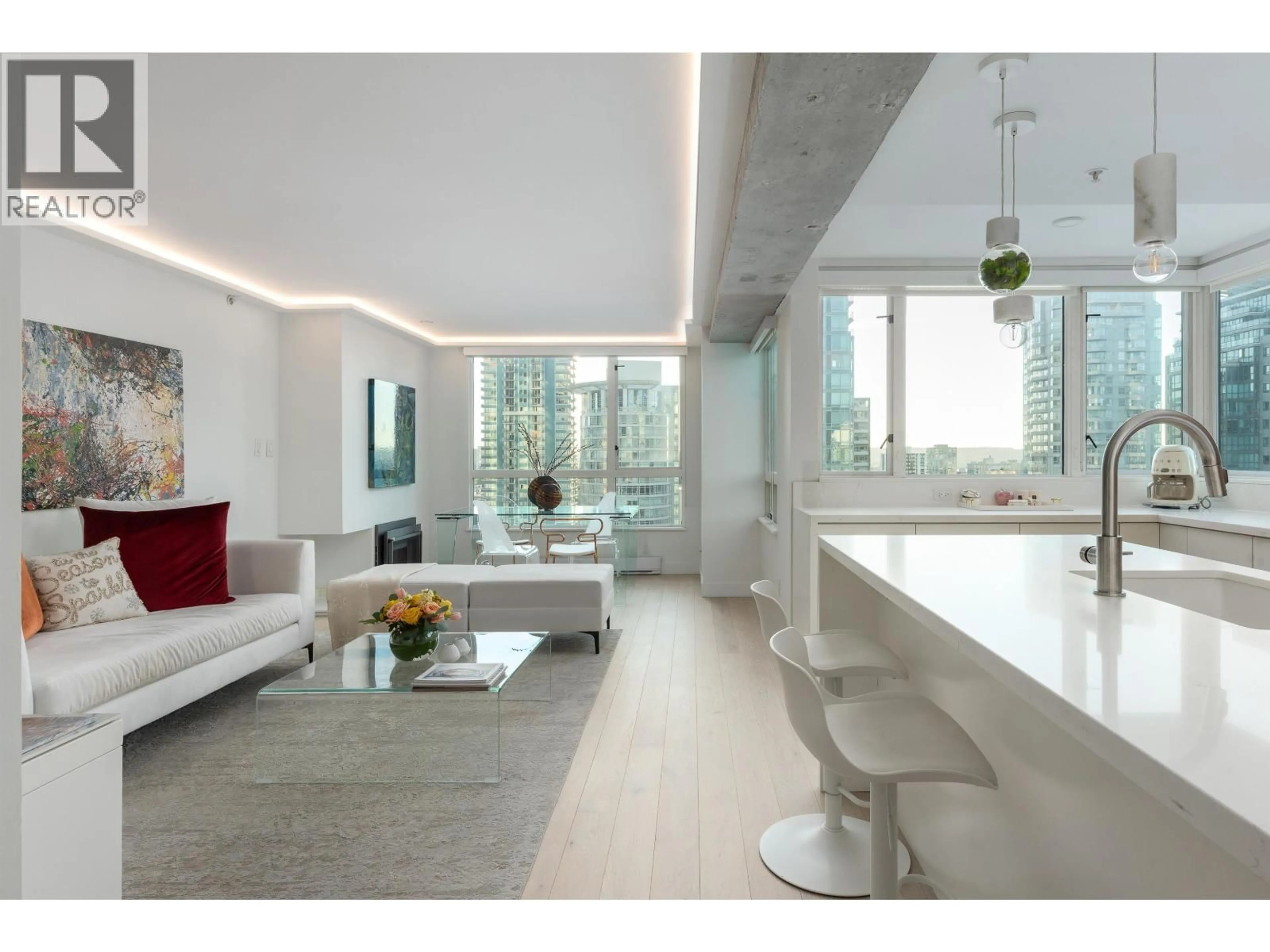 Open concept kitchen, unknown for 2601 - 1238 MELVILLE STREET, Vancouver British Columbia V6N4N2