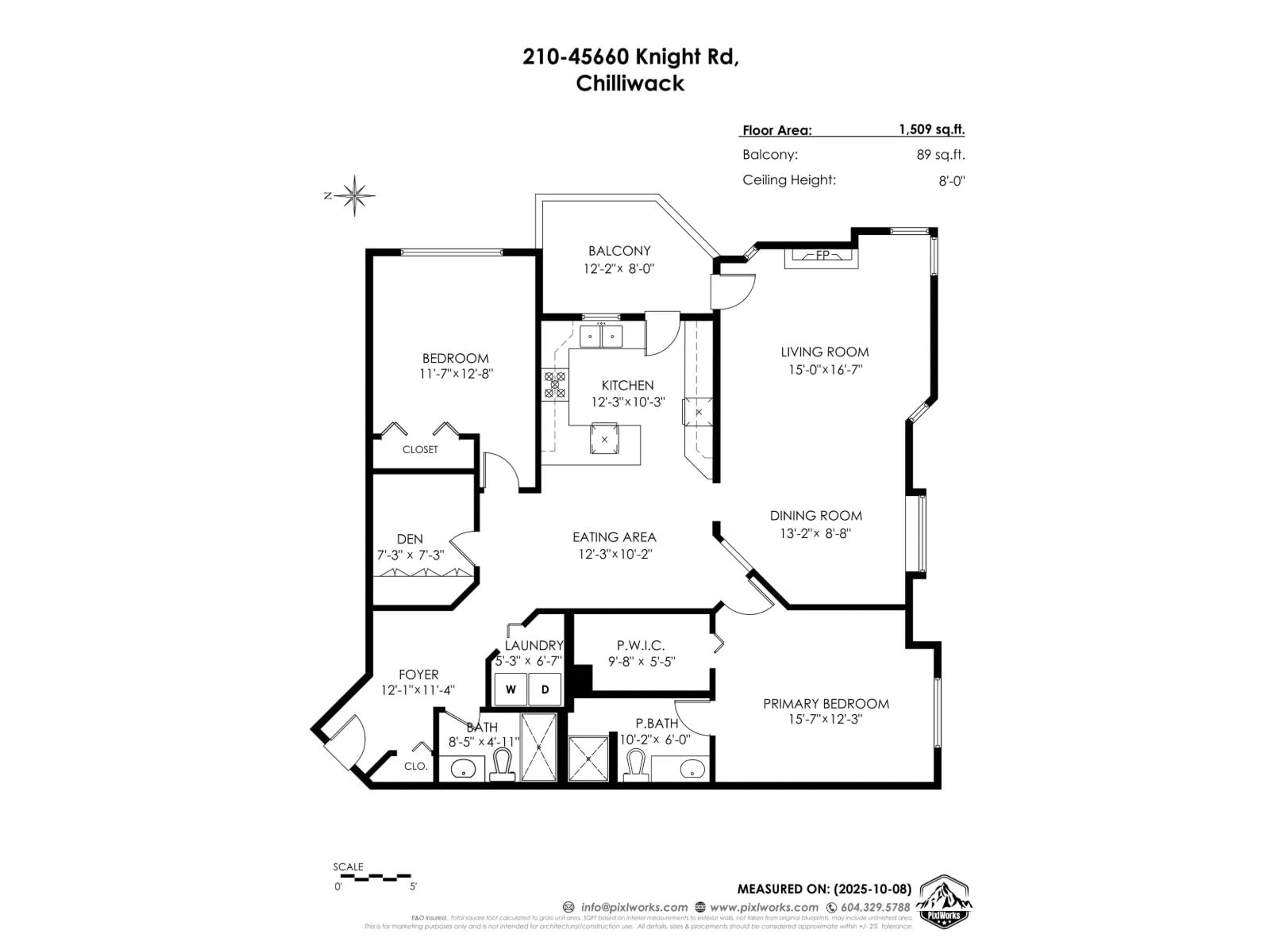 Floor plan for 210 - 45660 KNIGHT ROAD, Chilliwack British Columbia V2R2X4