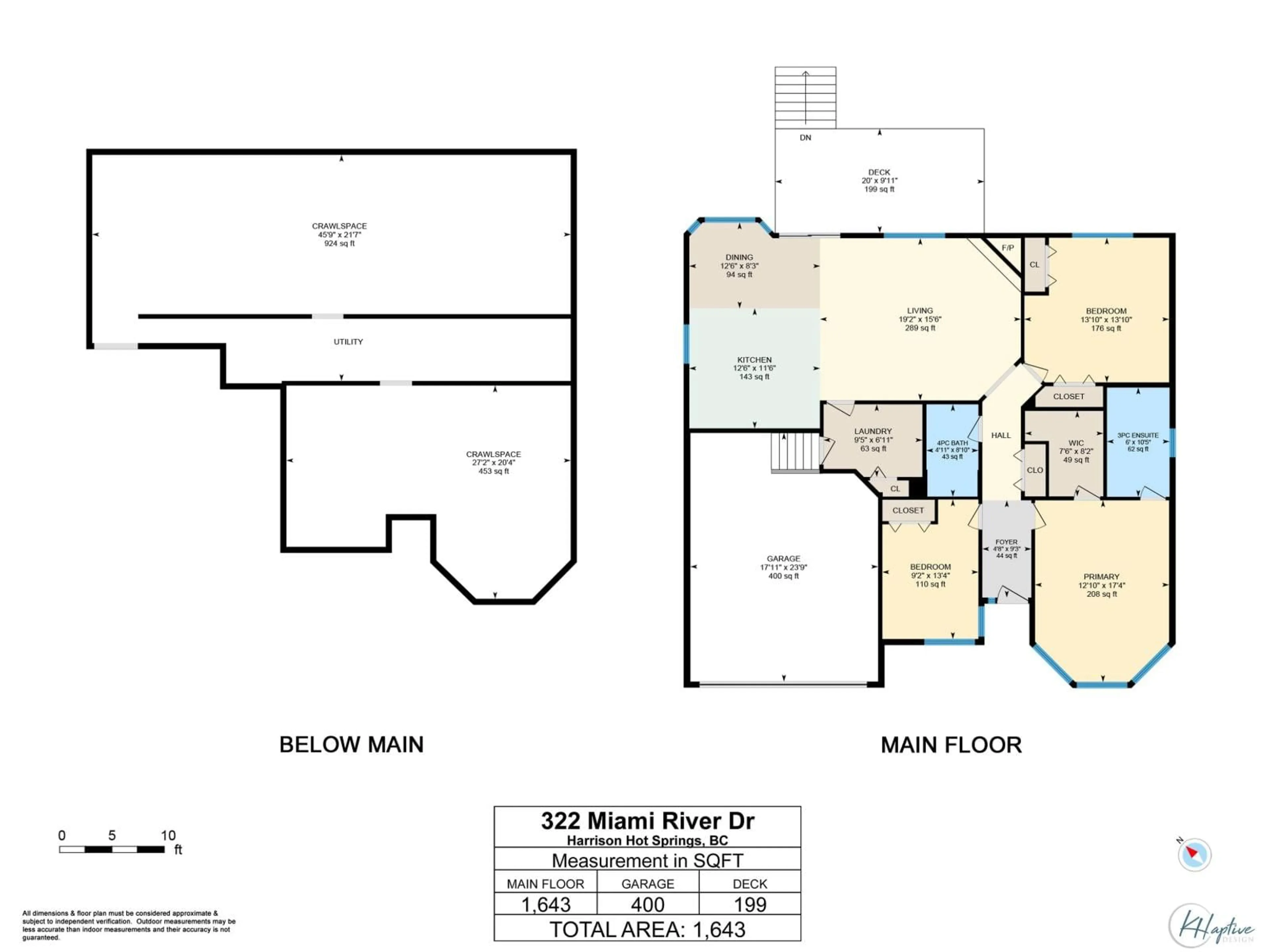 Floor plan for 322 MIAMI RIVER DRIVE, Harrison Hot Springs British Columbia V0M1K0