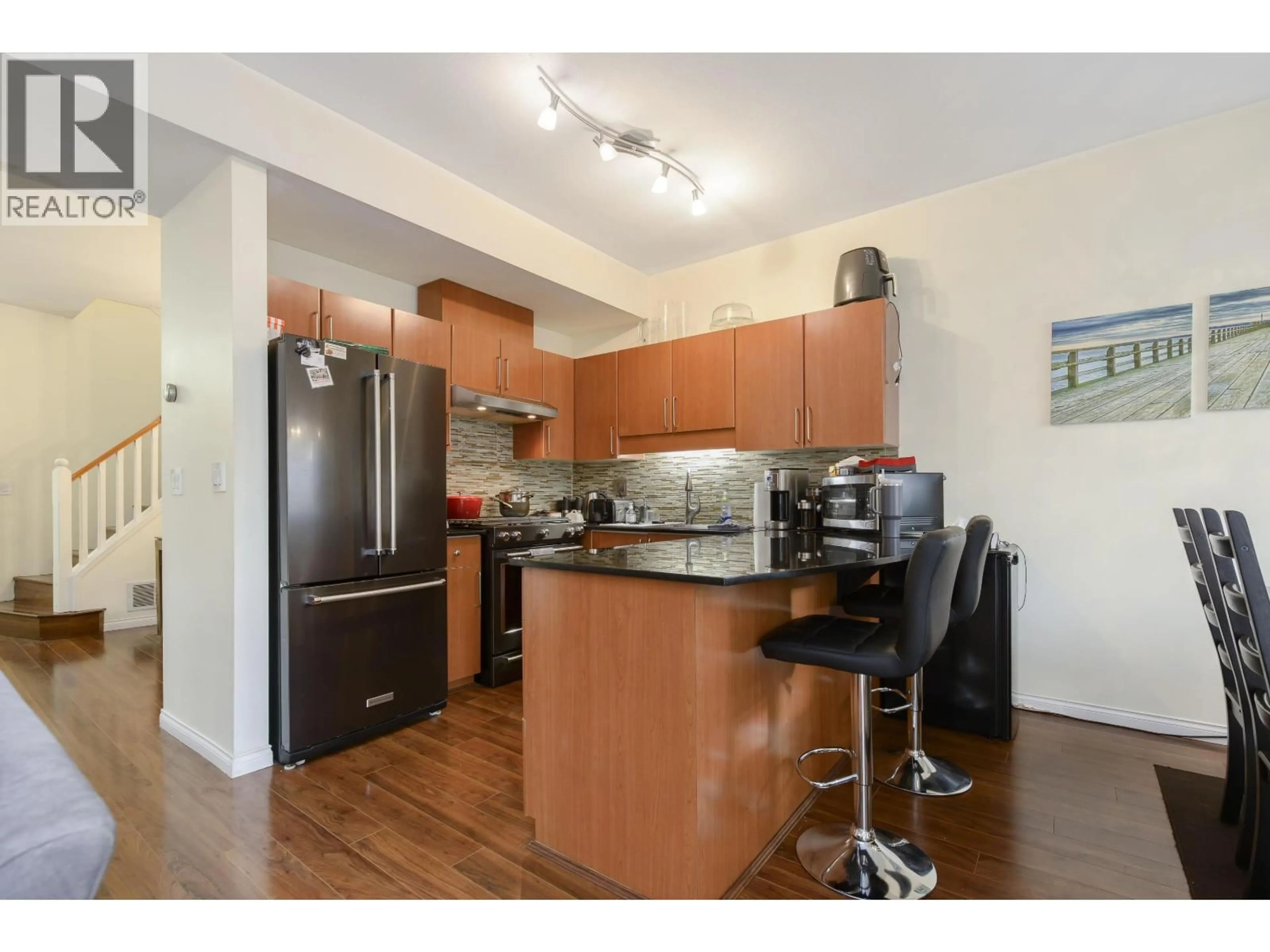 Standard kitchen, wood/laminate floor for 9 - 4811 BLAIR DRIVE, Richmond British Columbia V6X4E3