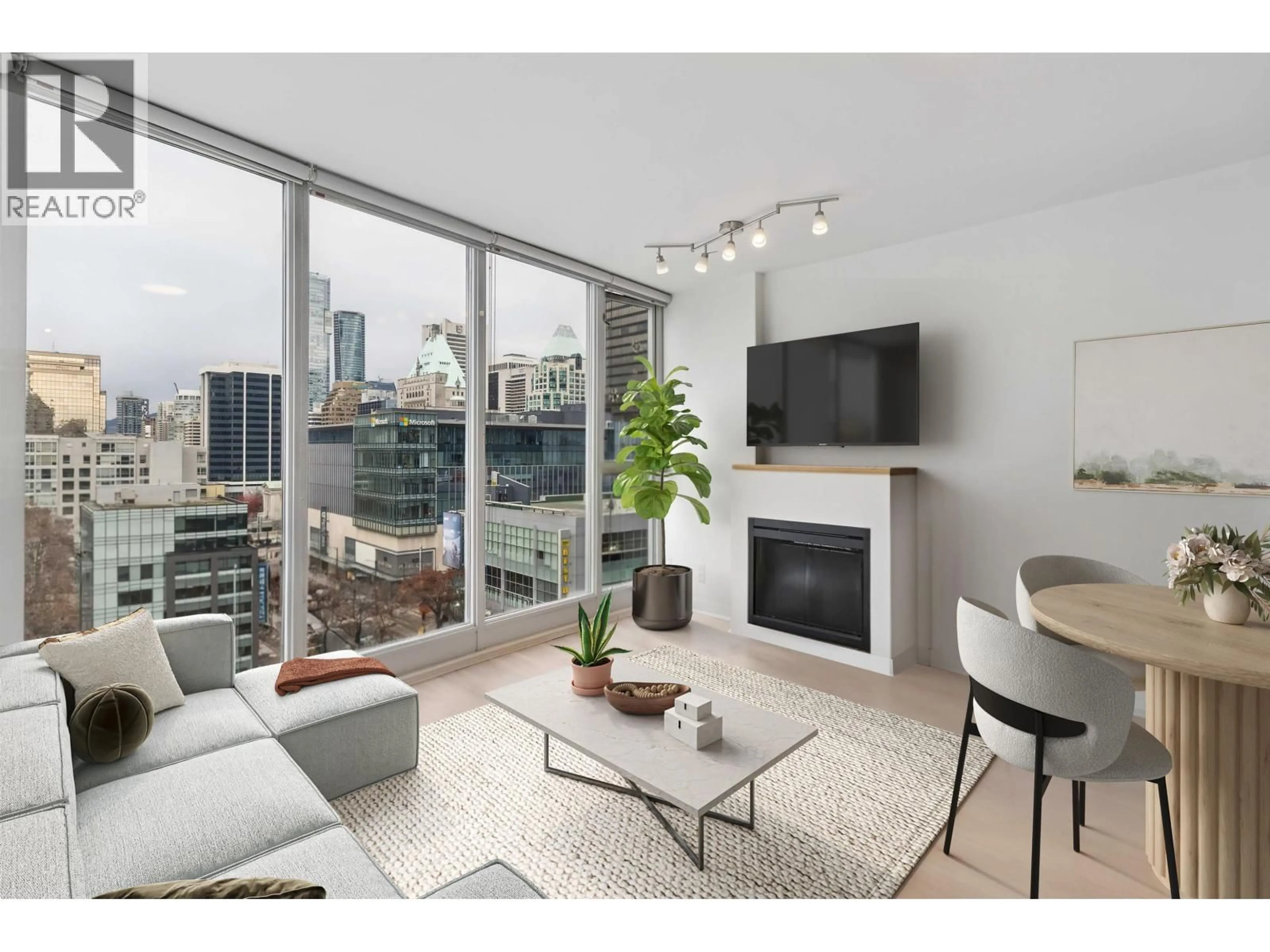 Living room with furniture, unknown for 1101 - 822 SEYMOUR STREET, Vancouver British Columbia V6B1L7