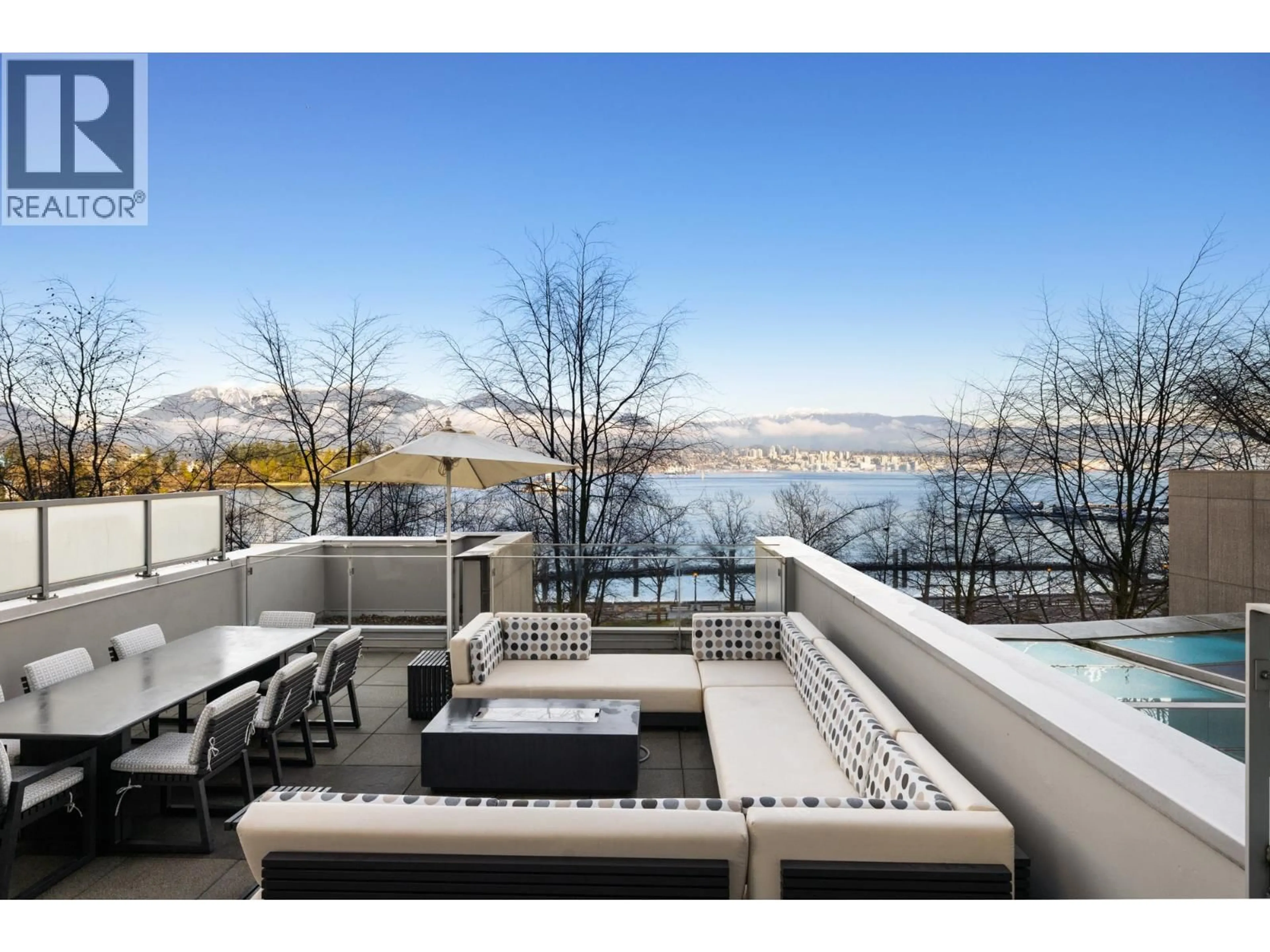 Patio, water/lake/river/ocean view for 301 - 1233 CORDOVA STREET, Vancouver British Columbia V6C3R1