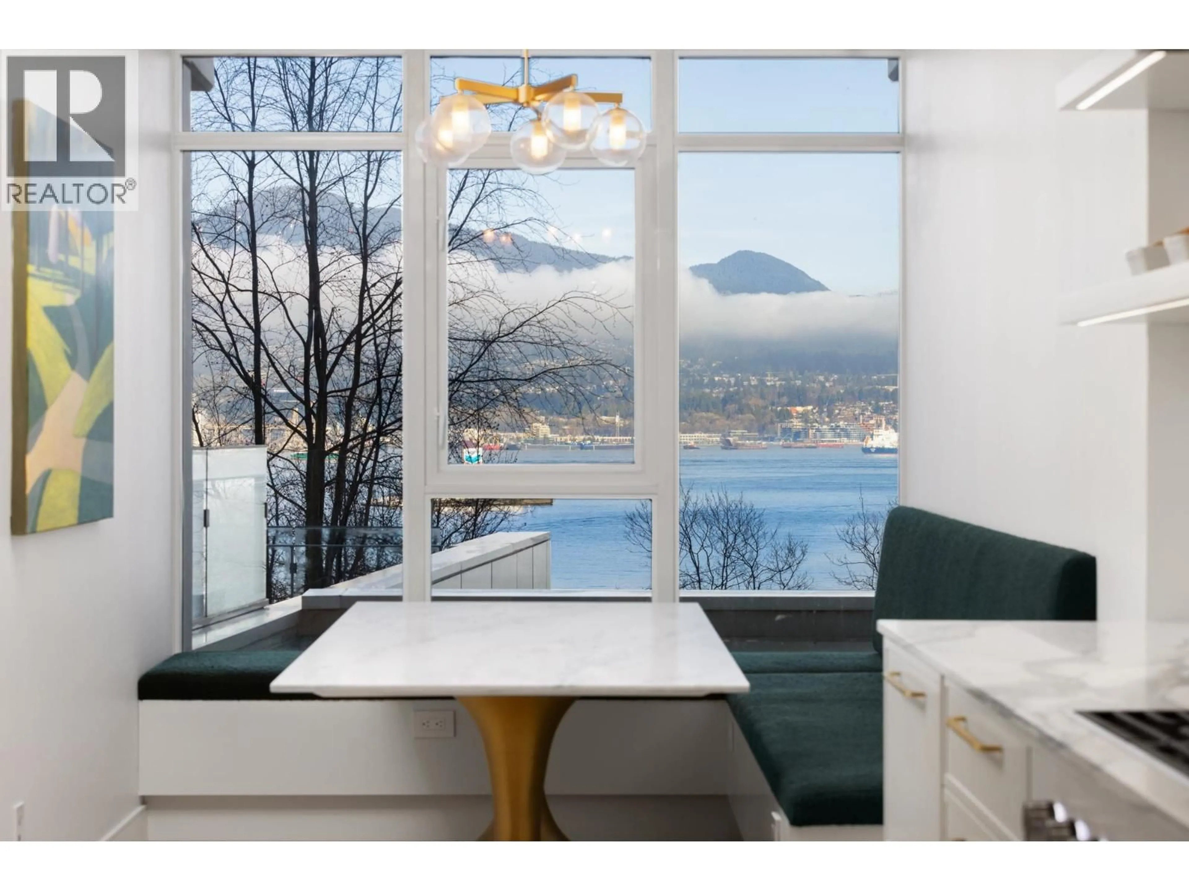 Dining room, wood/laminate floor for 301 - 1233 CORDOVA STREET, Vancouver British Columbia V6C3R1