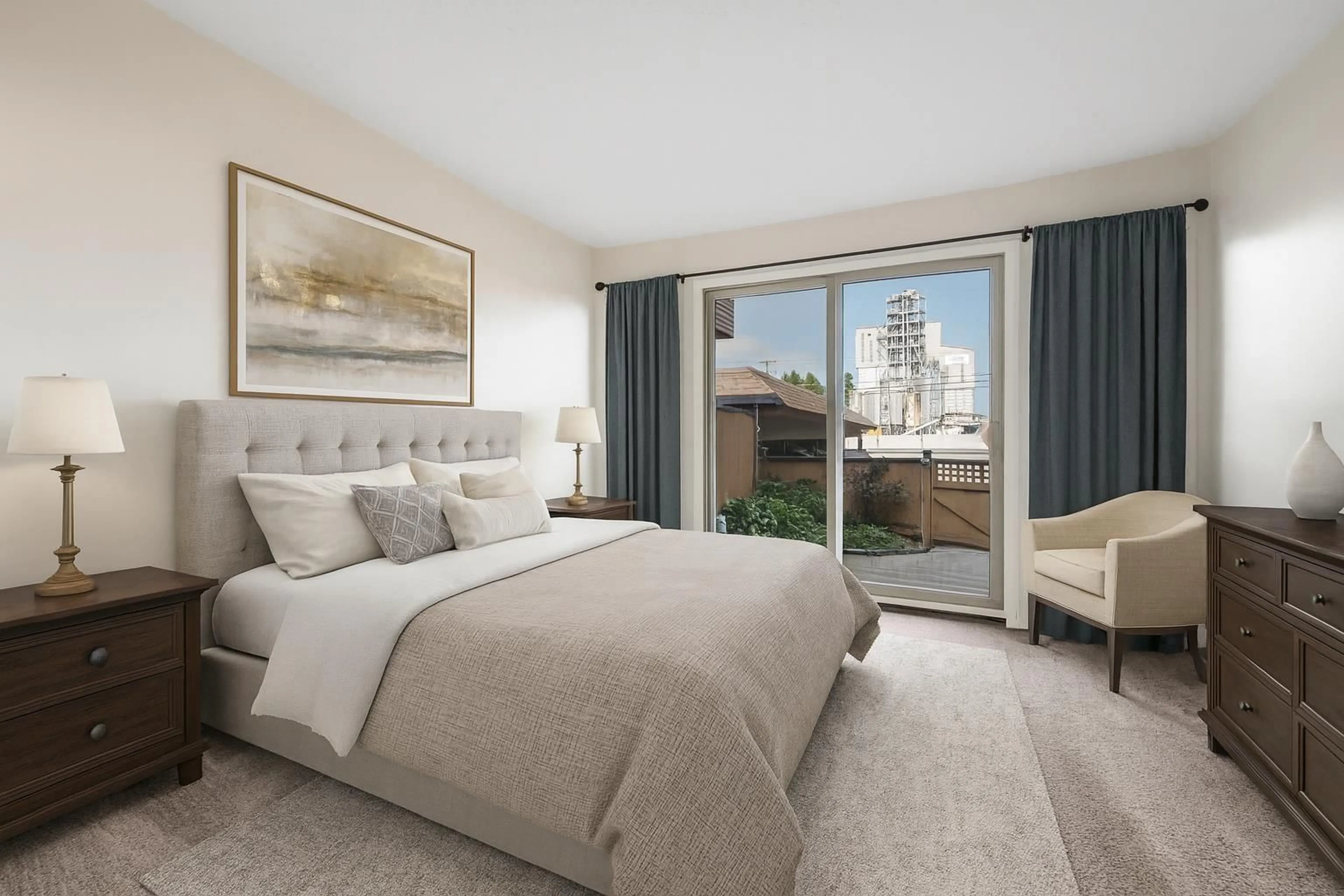 Bedroom with bed, carpet floor for 119 - 46210 CHILLIWACK CENTRAL ROAD, Chilliwack British Columbia V2P1J8