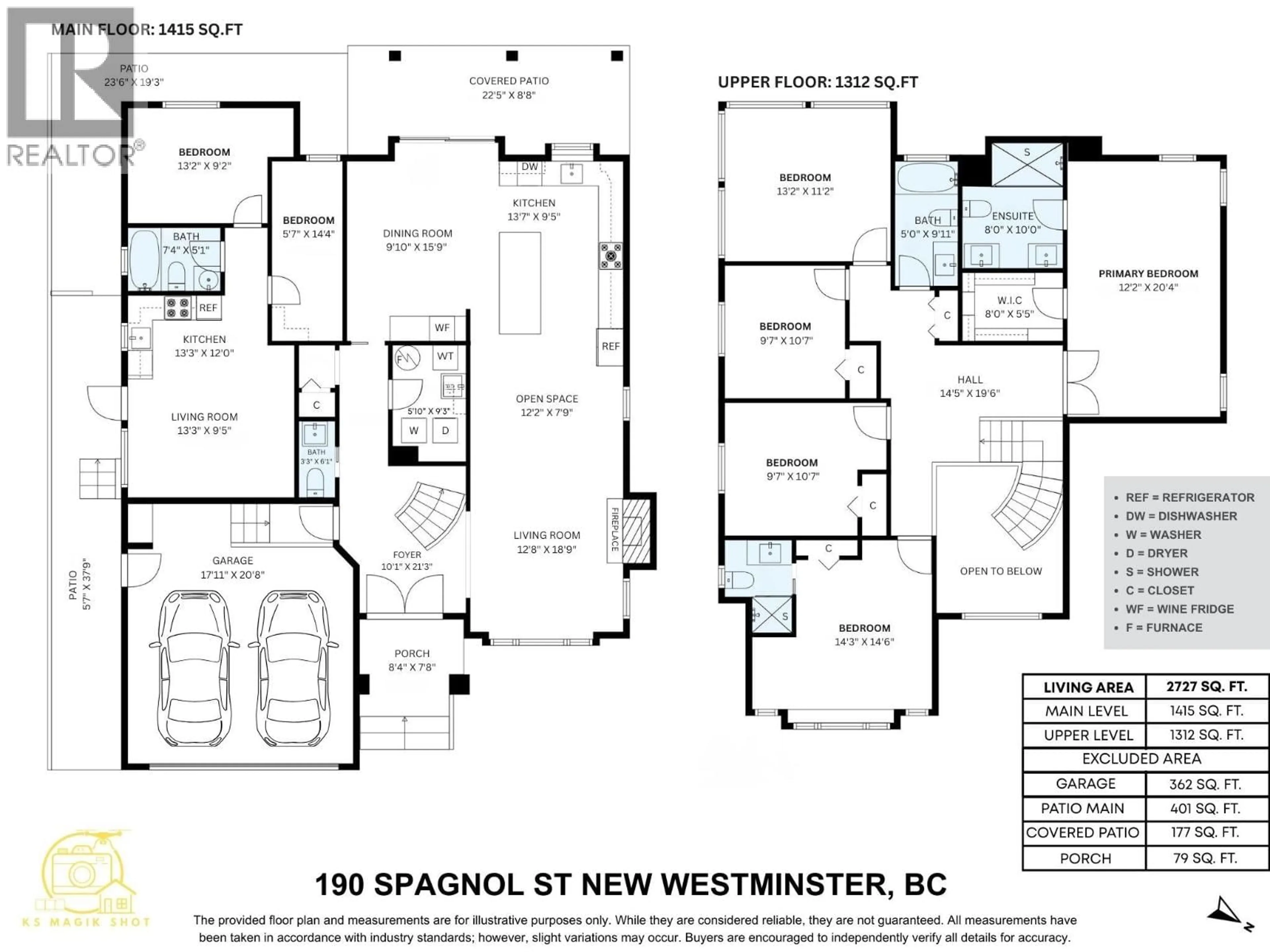 Floor plan for 190 SPAGNOL STREET, New Westminster British Columbia V3M6T6