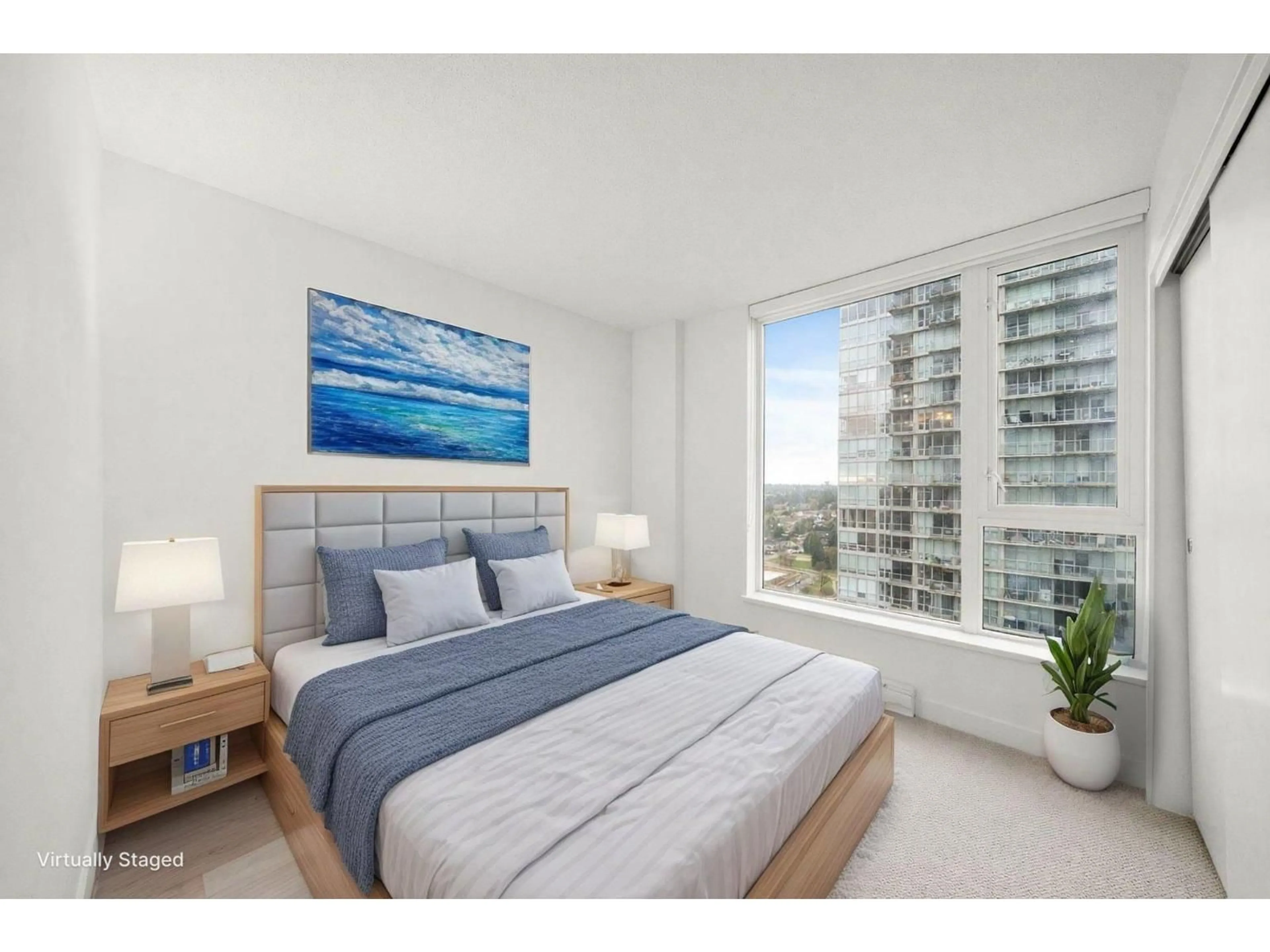 Bedroom with bed, unknown for 3209 - 13696 100 AVENUE, Surrey British Columbia V3T0L5