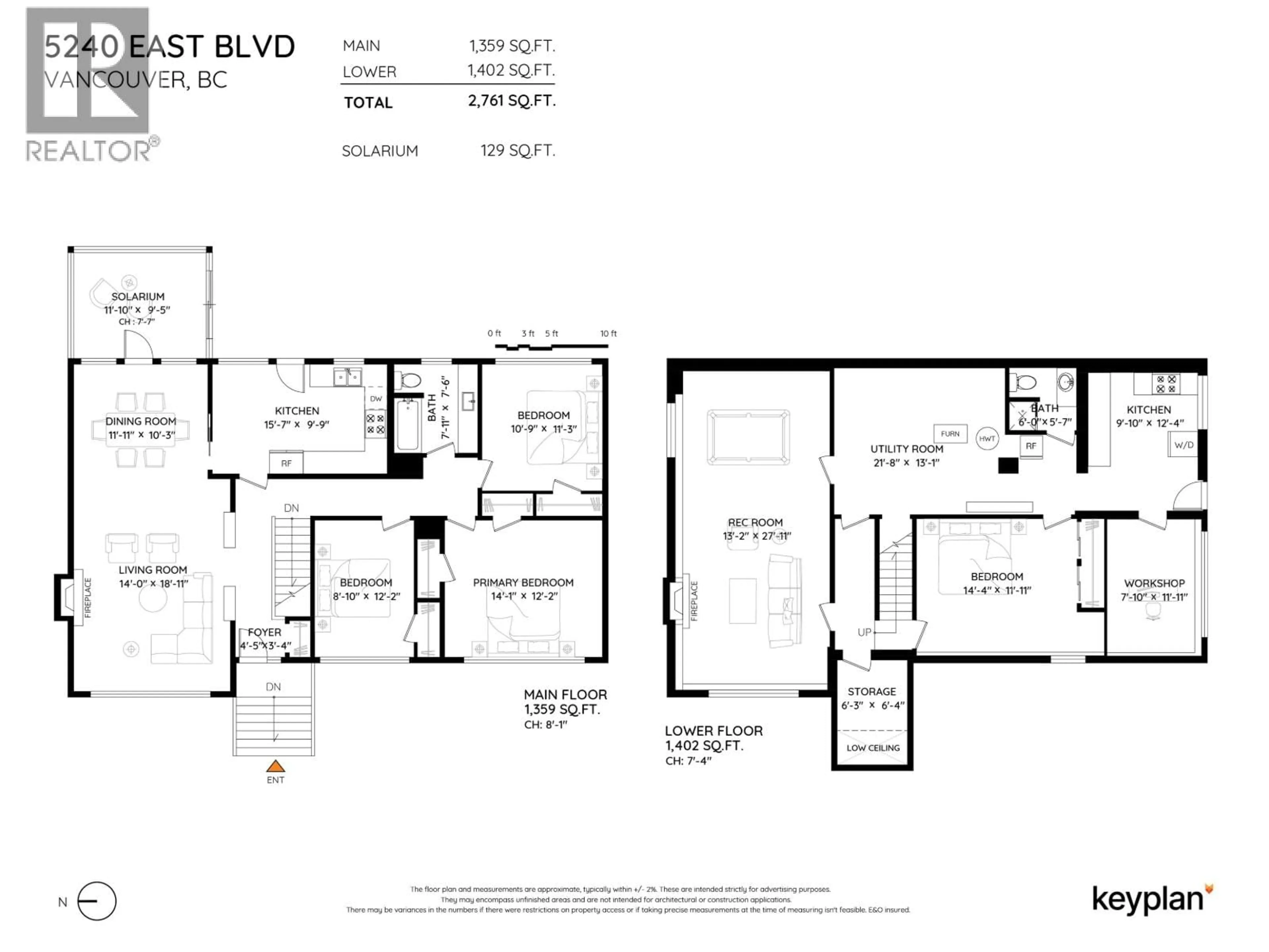 Floor plan for 5240 EAST BOULEVARD, Vancouver British Columbia V6M3V1