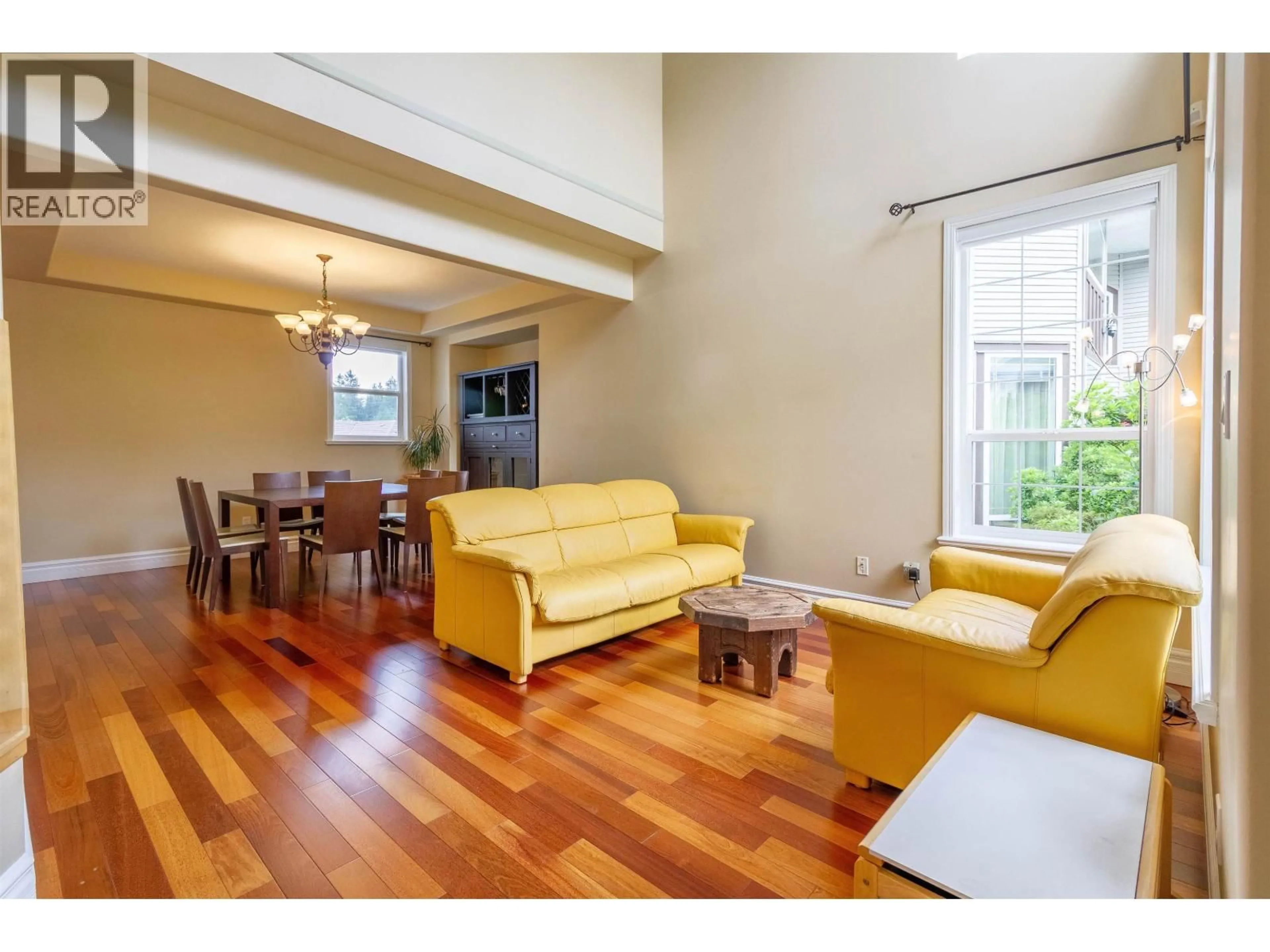 Living room with furniture, wood/laminate floor for 2115 BERKSHIRE CRESCENT, Coquitlam British Columbia V3E3N4