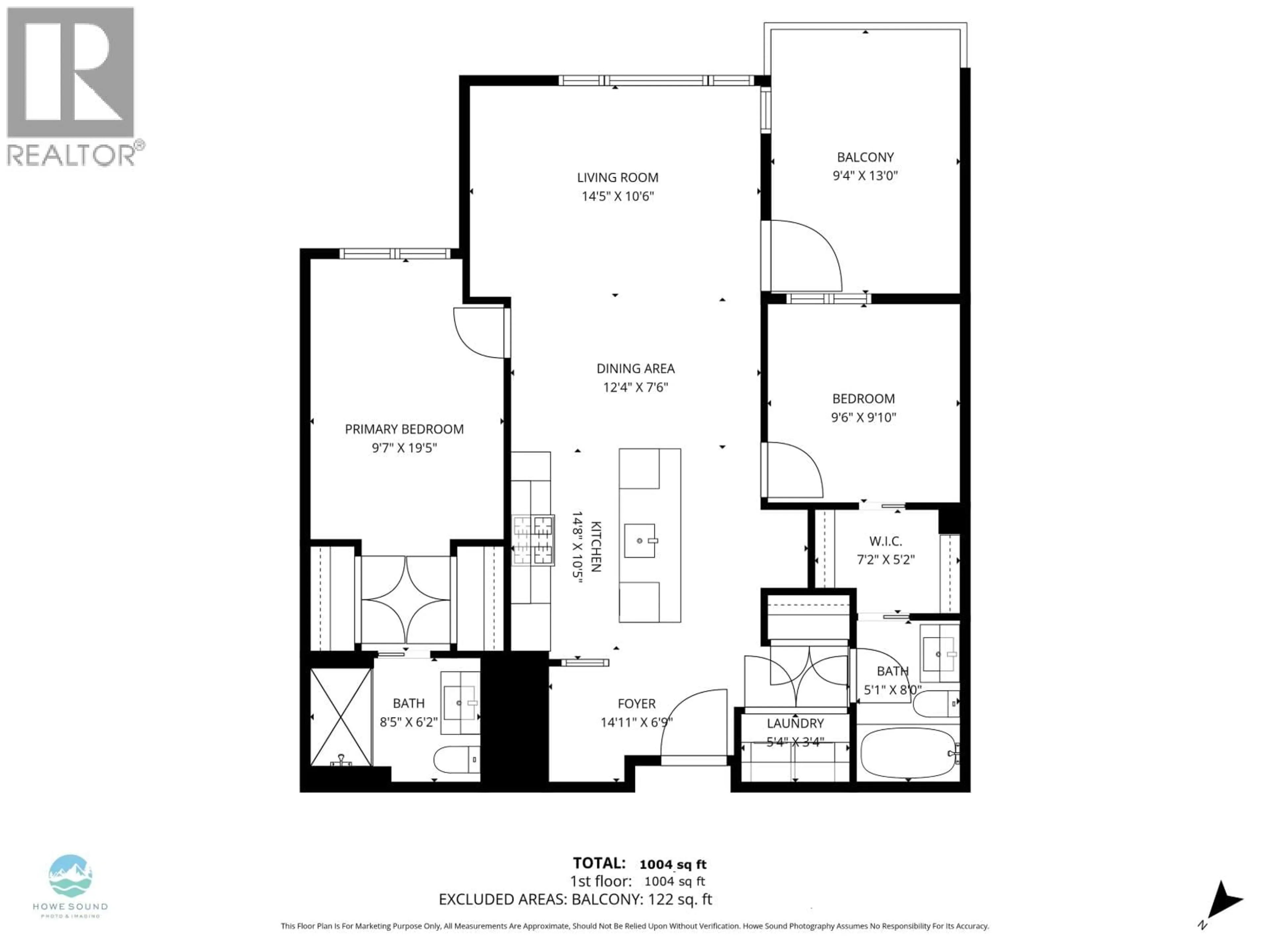 Floor plan for 610 - 1504 SCOTT CRESCENT, Squamish British Columbia V8B1G7