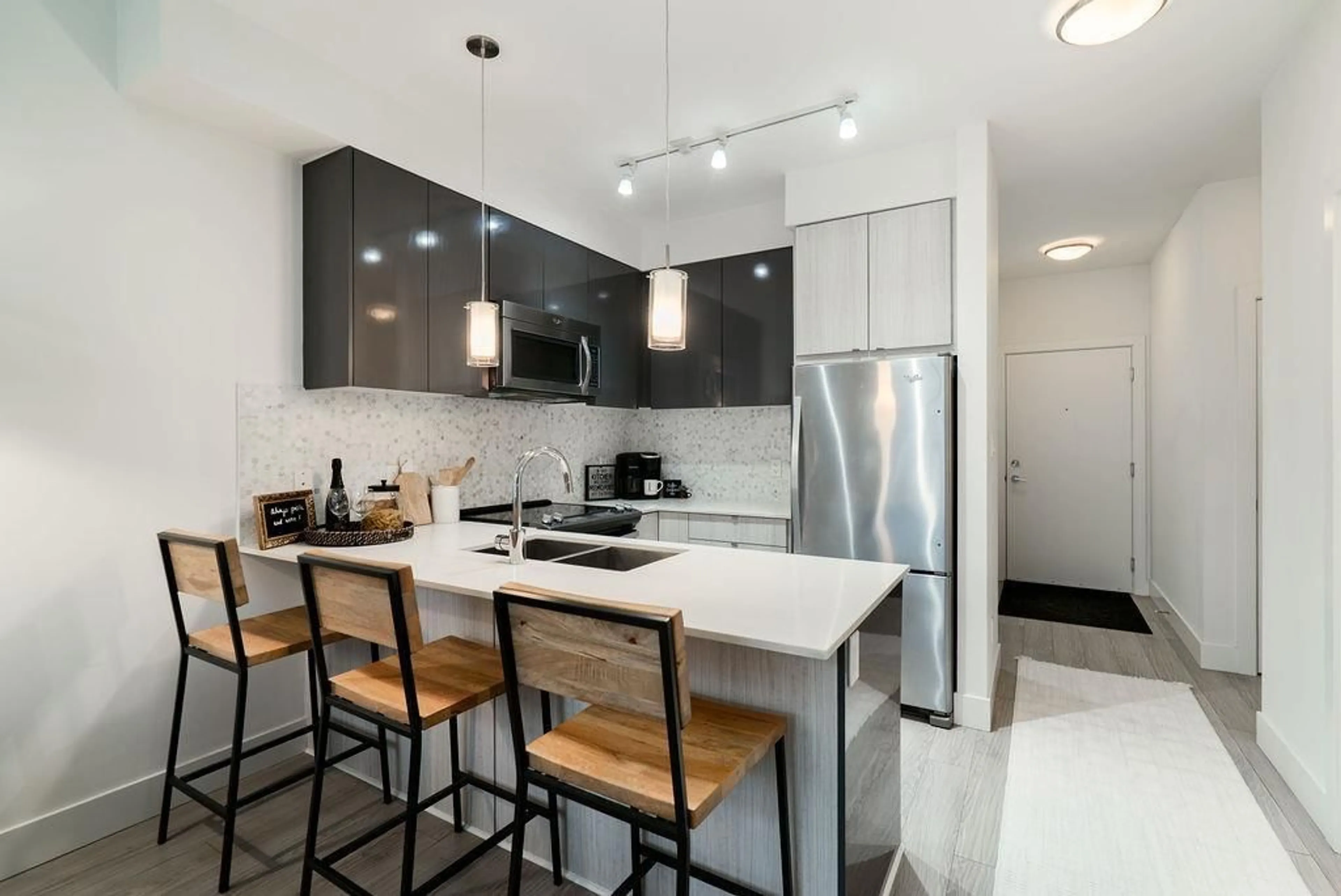 Open concept kitchen, unknown for 409 - 6468 195A STREET, Surrey British Columbia V4N6R6