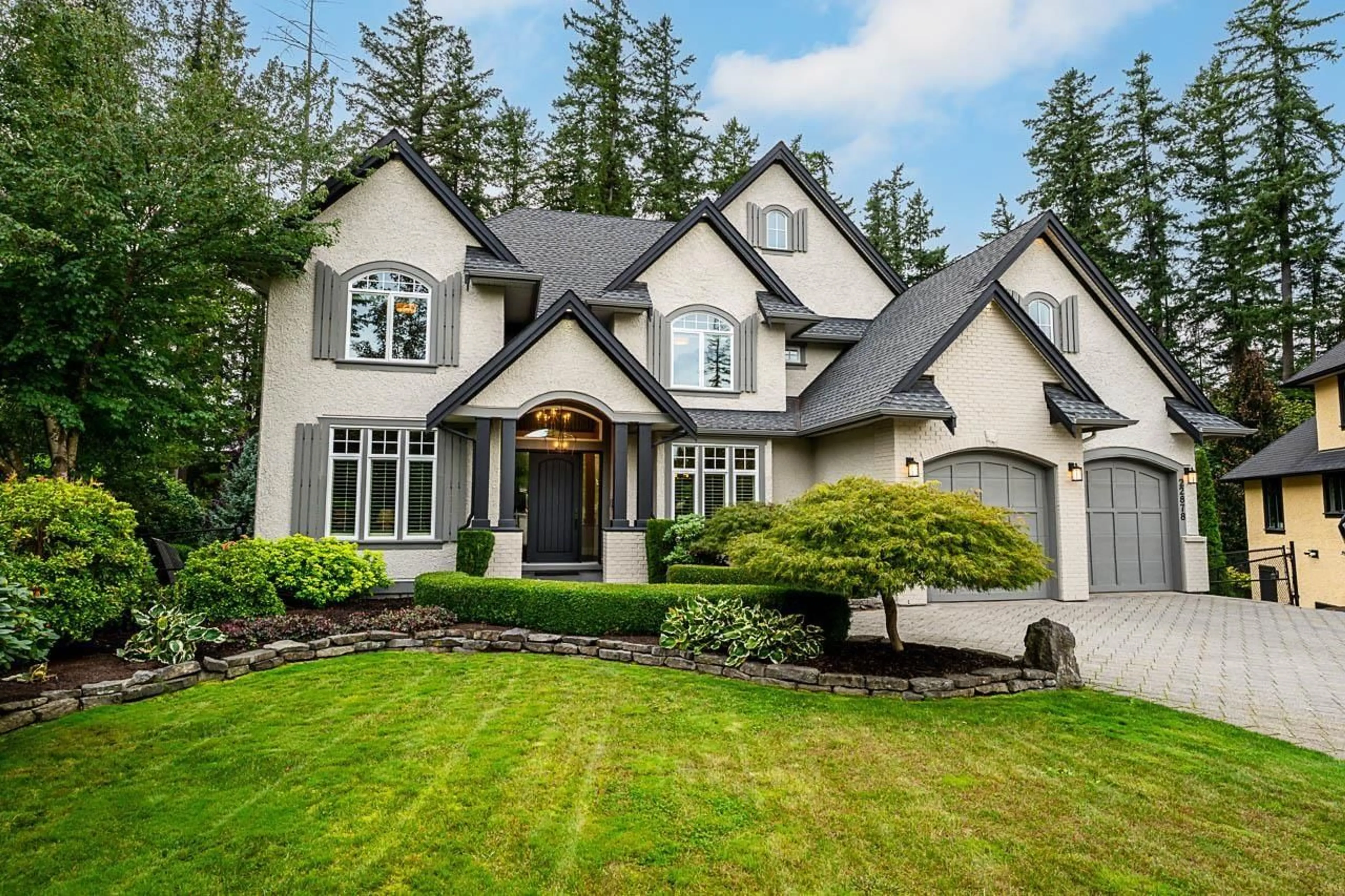 Home with vinyl exterior material, street for 22878 80B AVENUE, Langley British Columbia V1M0C2