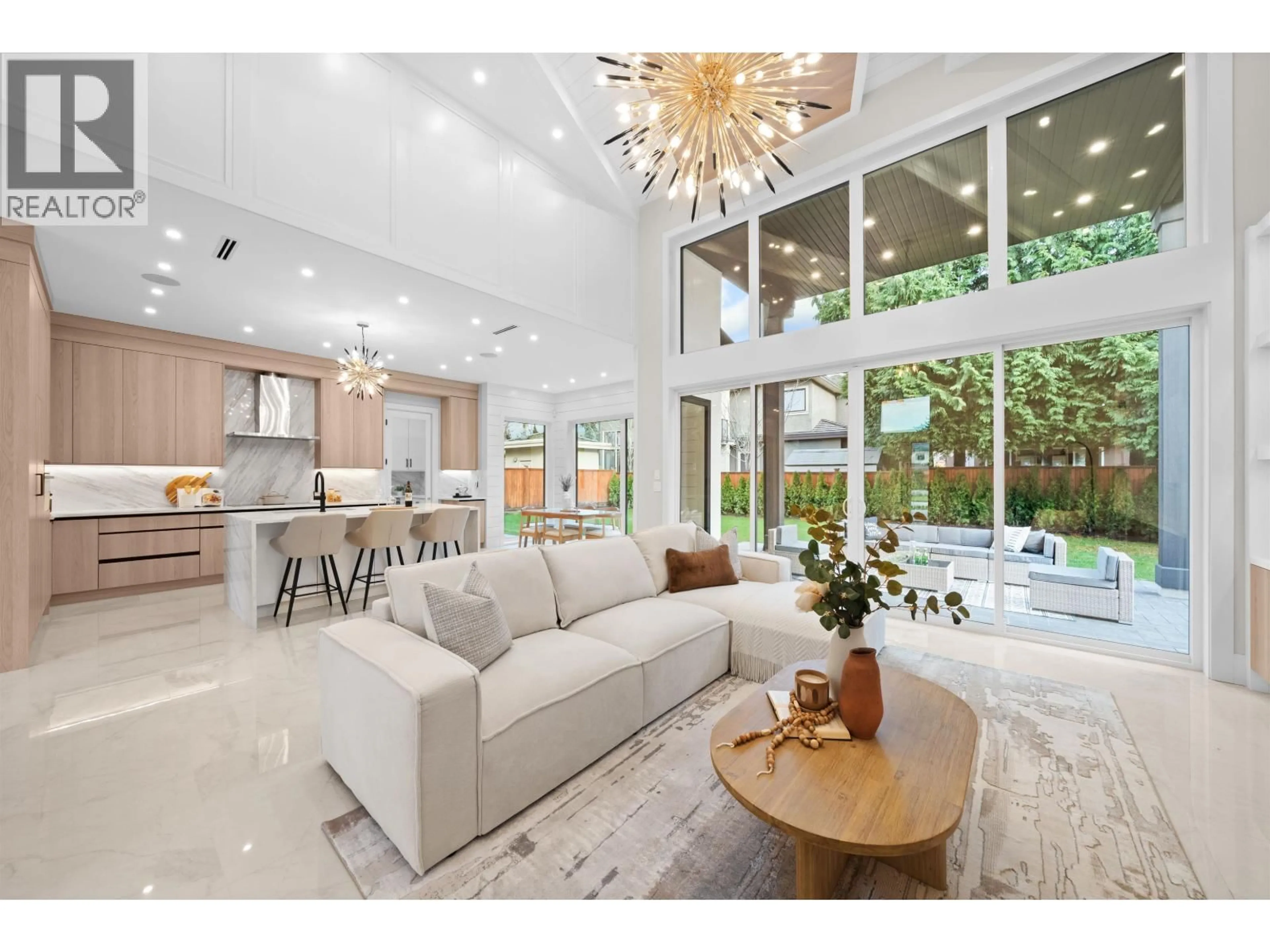 Living room with furniture, ceramic/tile floor for 6400 RIVERDALE DRIVE, Richmond British Columbia V7C2G1