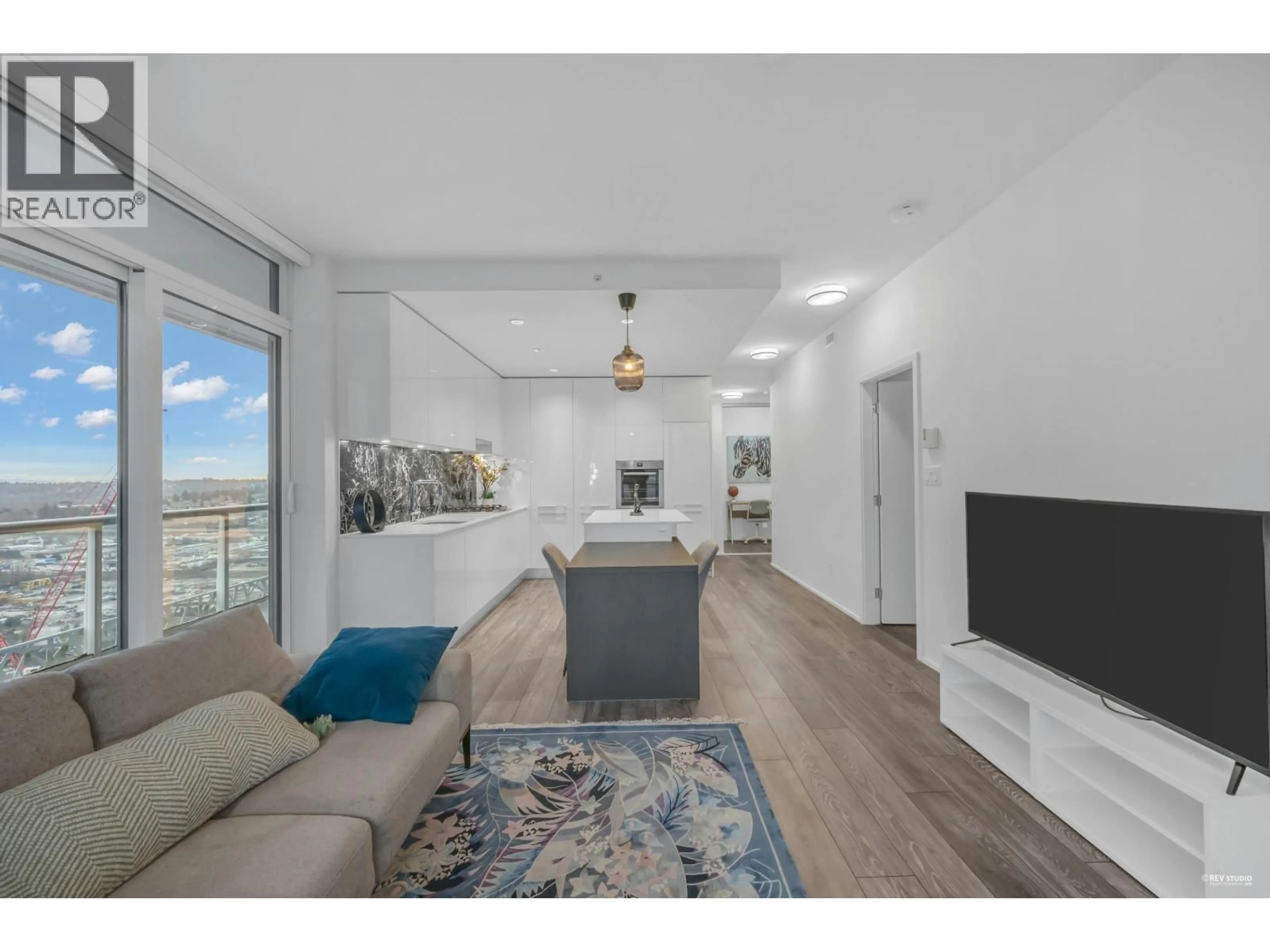 Living room with furniture, unknown for 2212 - 1955 ALPHA WAY, Burnaby British Columbia V5C0K6