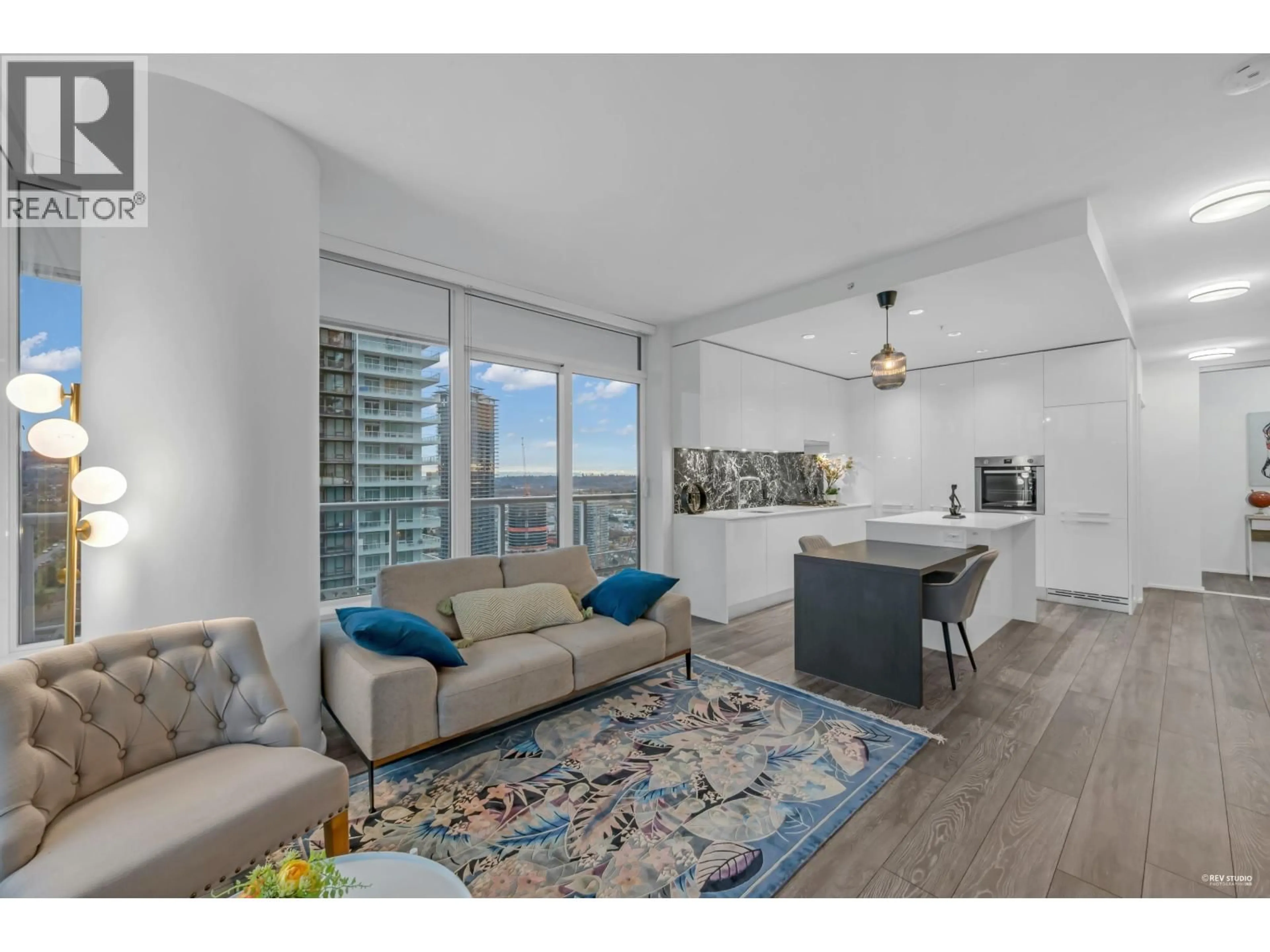 Living room with furniture, unknown for 2212 - 1955 ALPHA WAY, Burnaby British Columbia V5C0K6