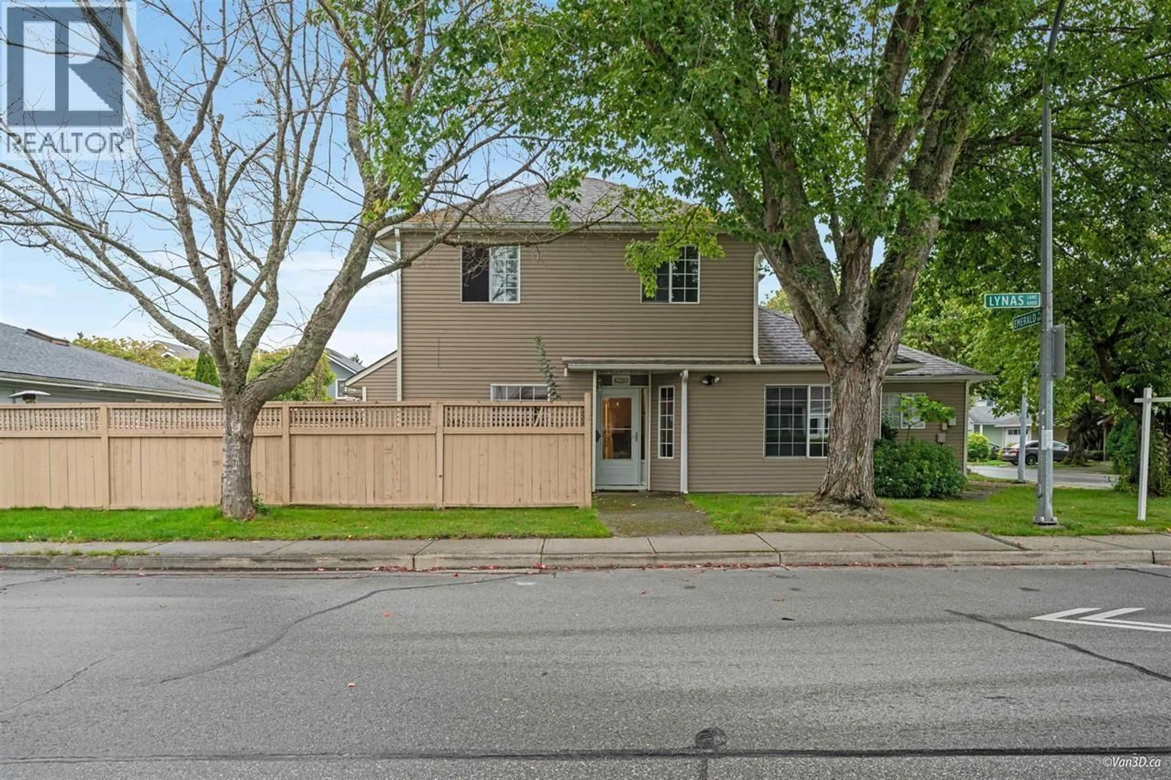 Home with vinyl exterior material, street for 6220 LYNAS LANE, Richmond British Columbia V7C5E4