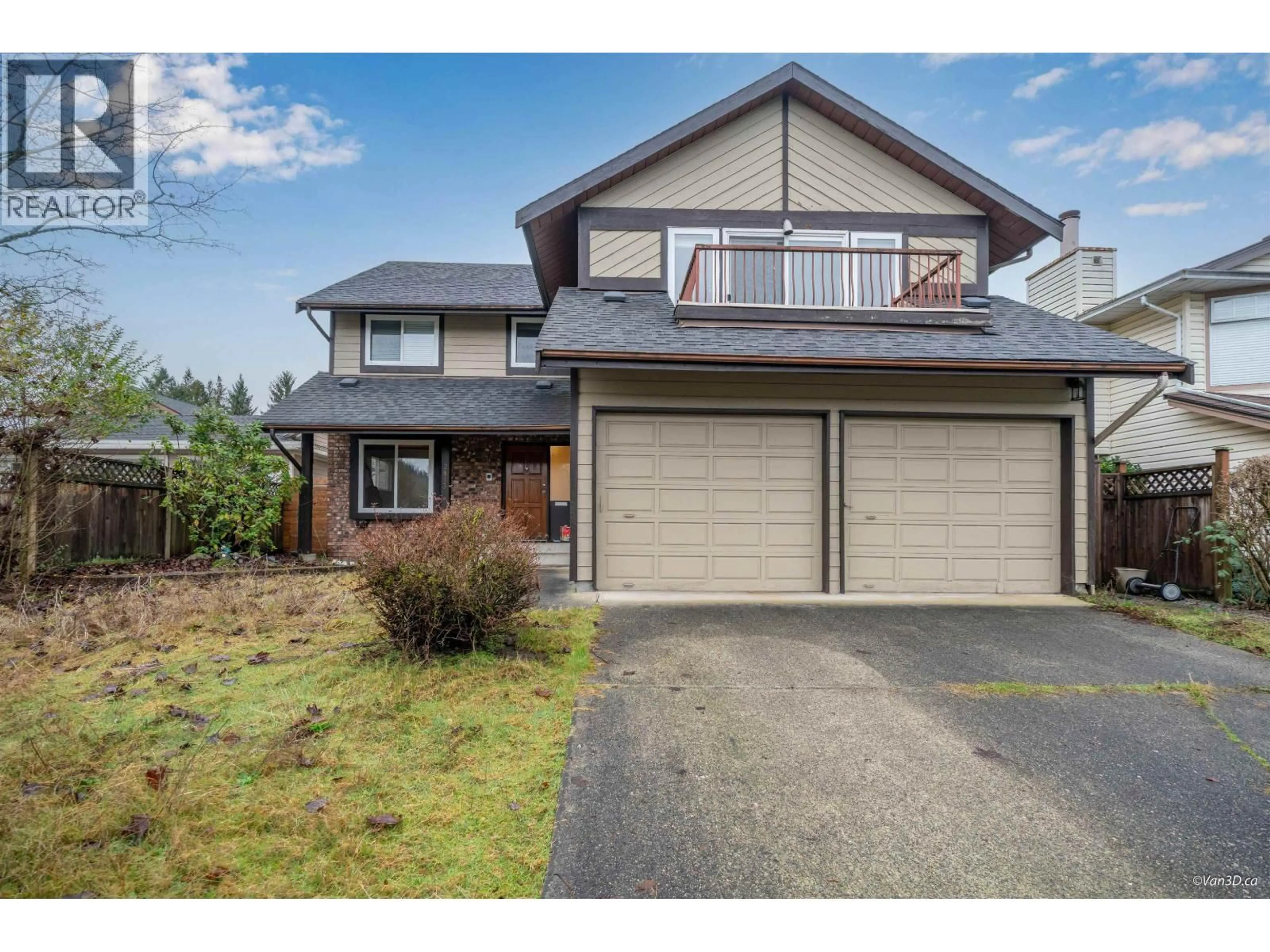 Home with vinyl exterior material, street for 2813 WINDRUM AVENUE, Coquitlam British Columbia V3B6B8