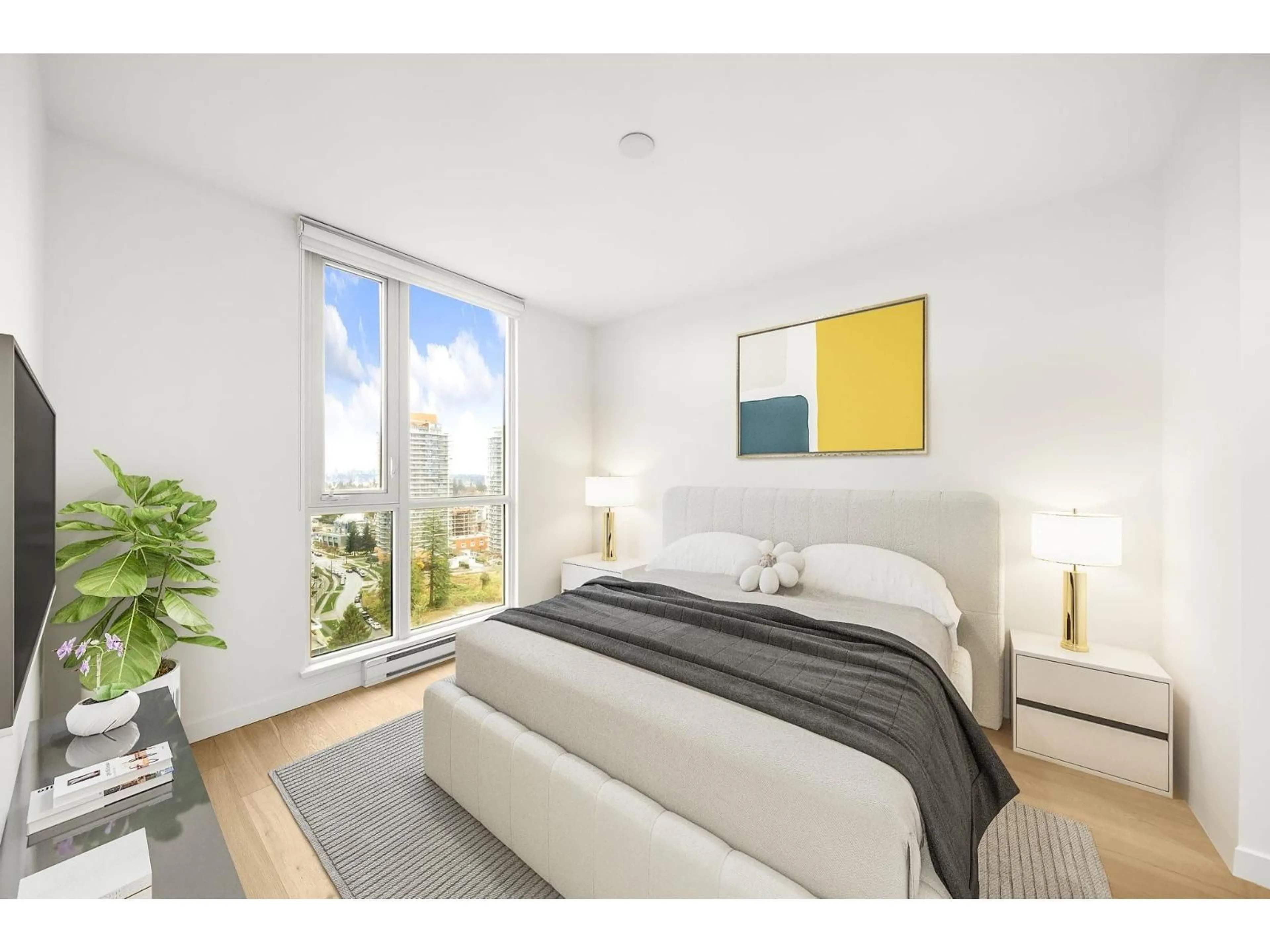 Bedroom with bed, unknown for 2102 - 13438 CENTRAL AVENUE, Surrey British Columbia V3T0N2