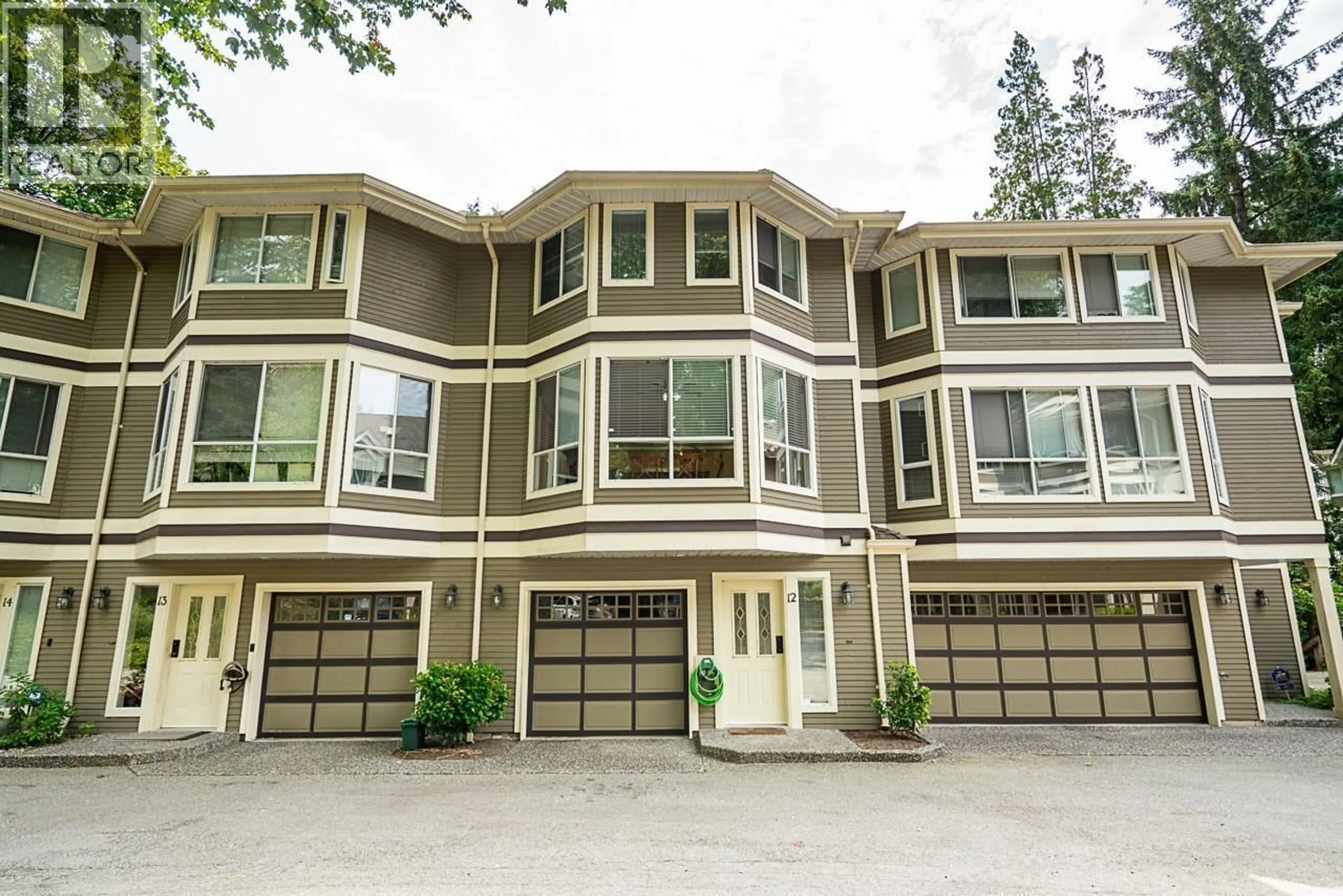 Home with vinyl exterior material, street for 12 - 3228 RALEIGH STREET, Port Coquitlam British Columbia V3C3J5