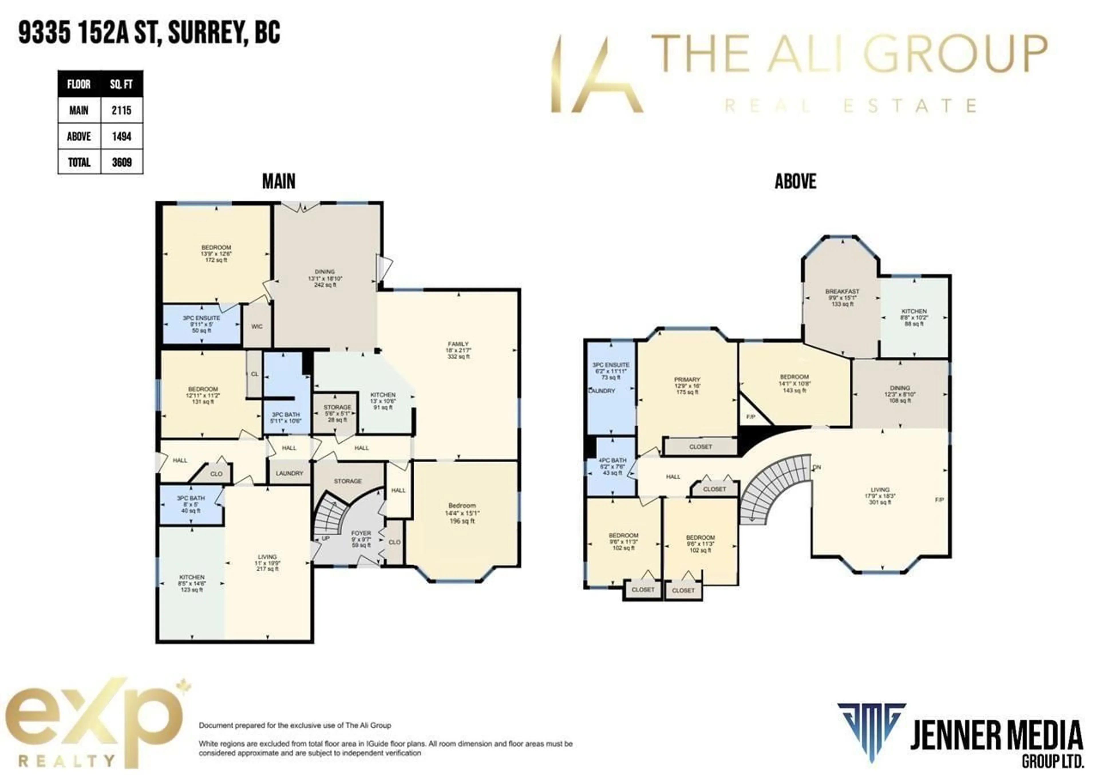 Floor plan for 9335 152A STREET, Surrey British Columbia V3R0E6