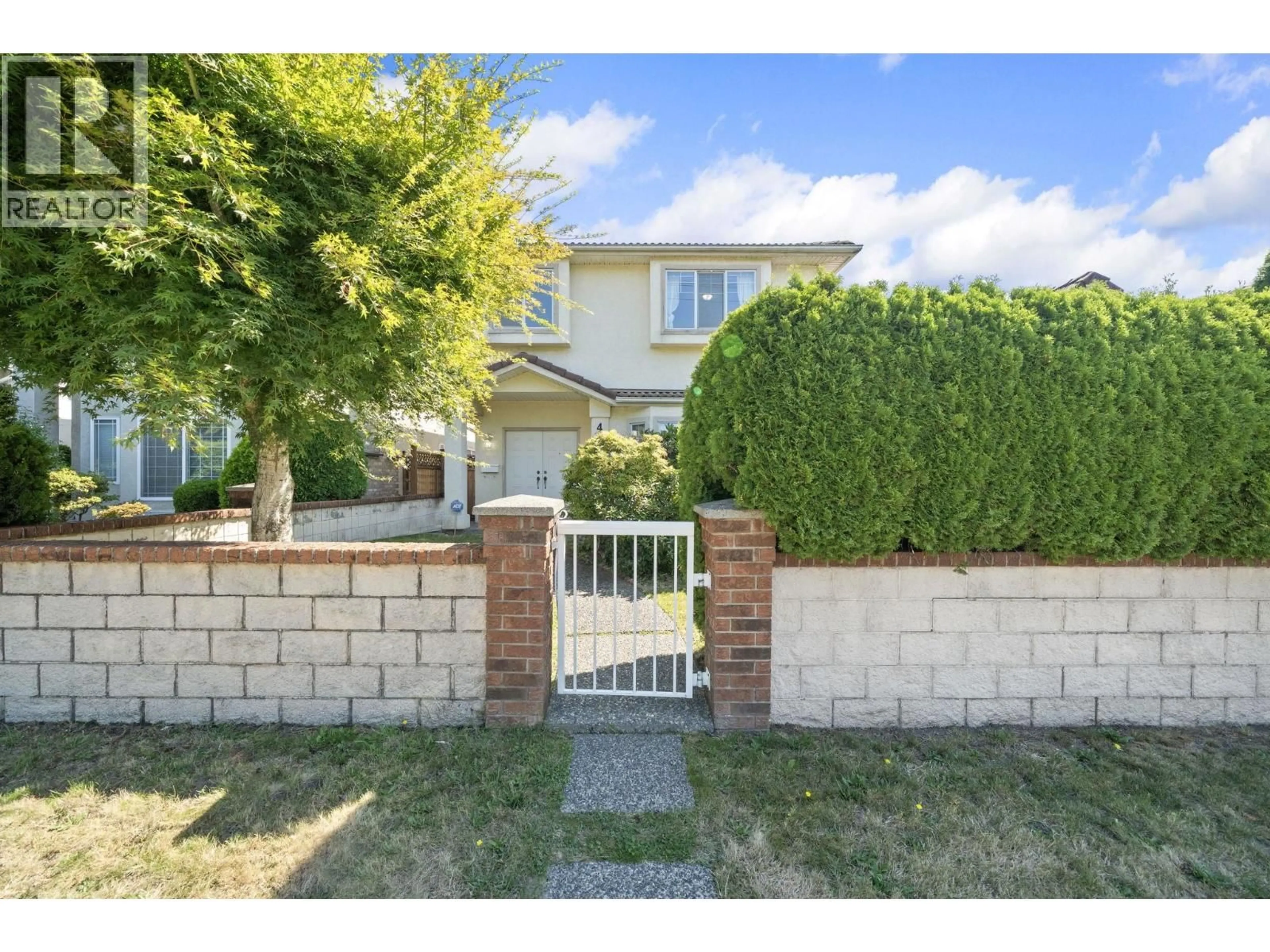 A pic from outside/outdoor area/front of a property/back of a property/a pic from drone, street for 4380 NO. 5 ROAD, Richmond British Columbia V6X2V3