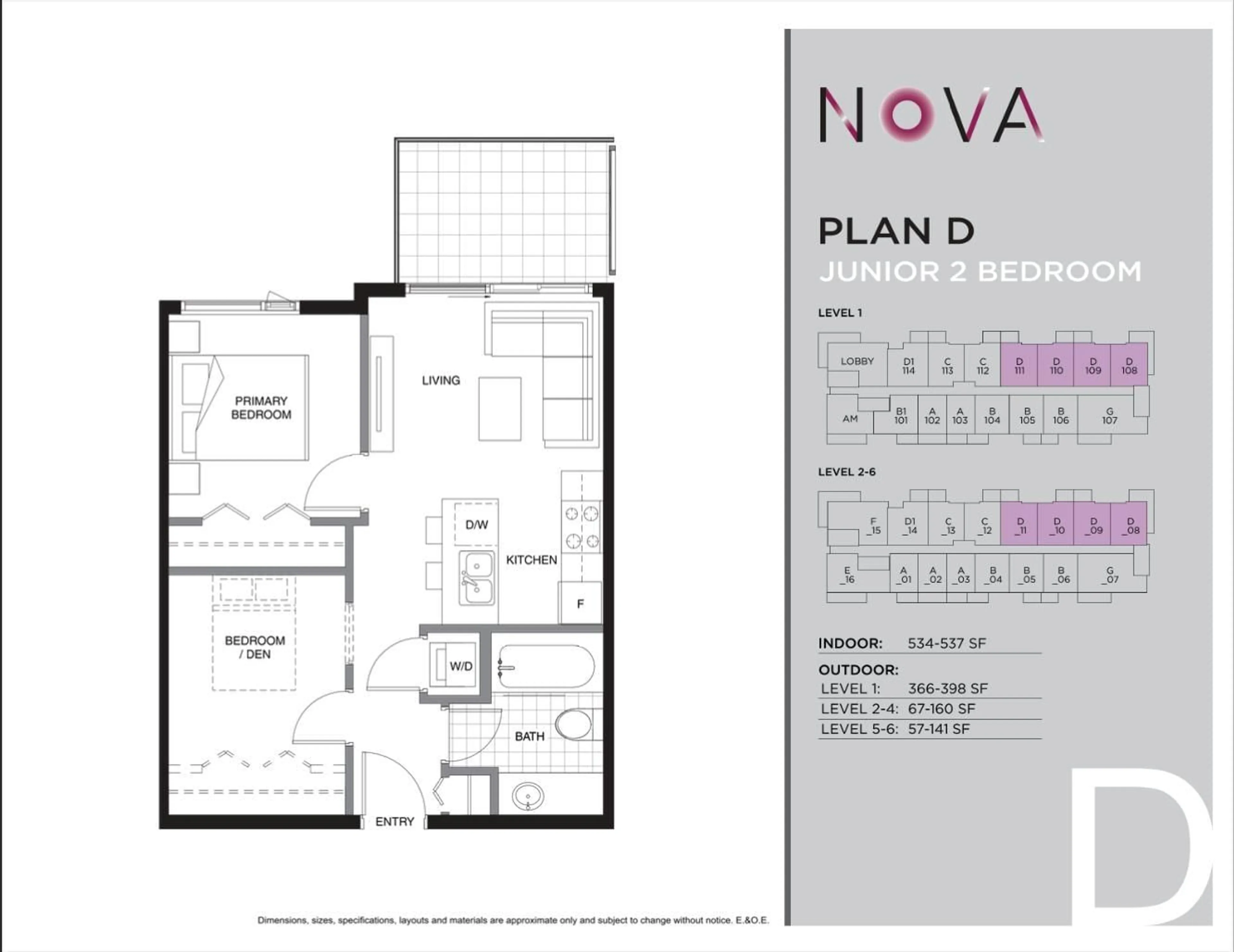 Floor plan for 610 - 8158 166 STREET, Surrey British Columbia V0V0V0