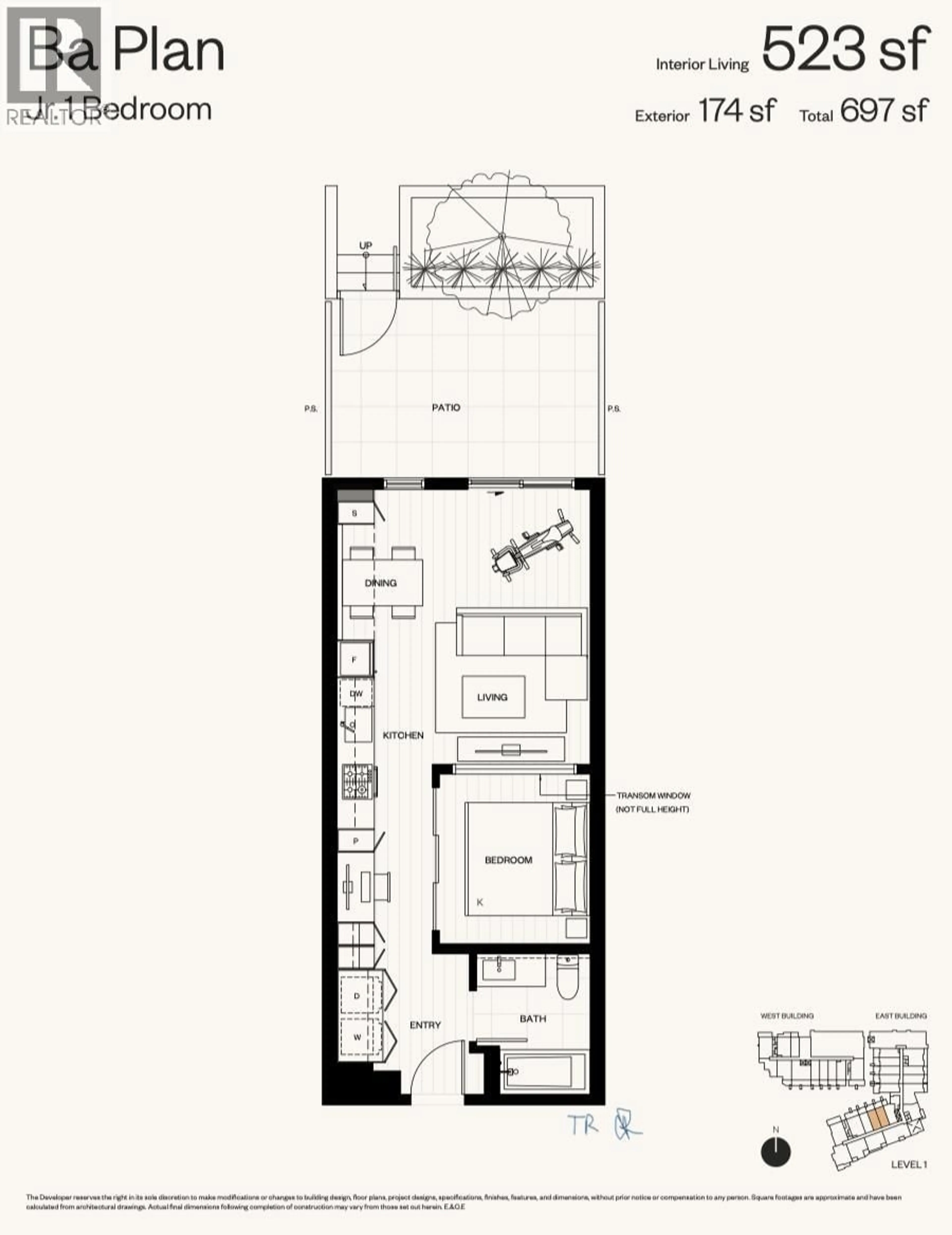 Floor plan for 118 - 125 ALBERT STREET, Port Moody British Columbia V3H2M5